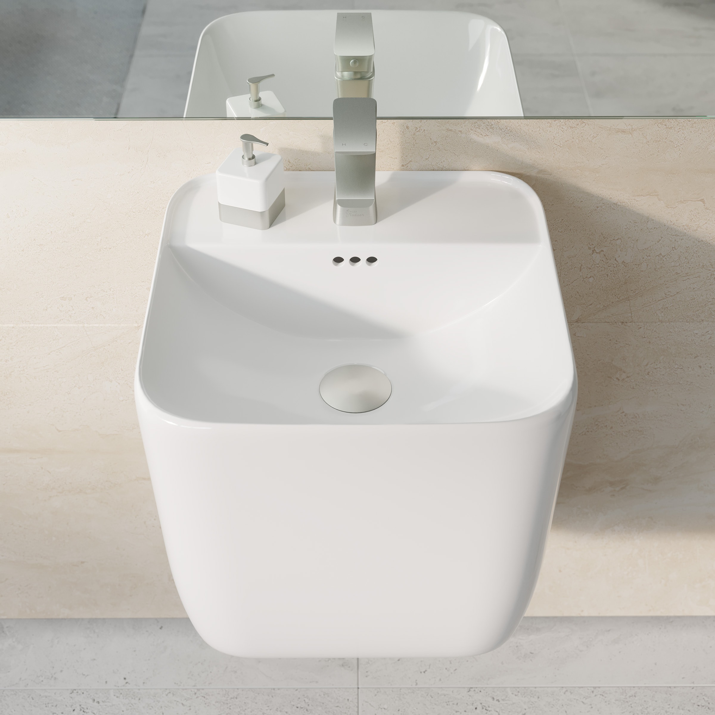 Swiss Madison SM-25-WSCHR05WH Bath-Sink - View #5