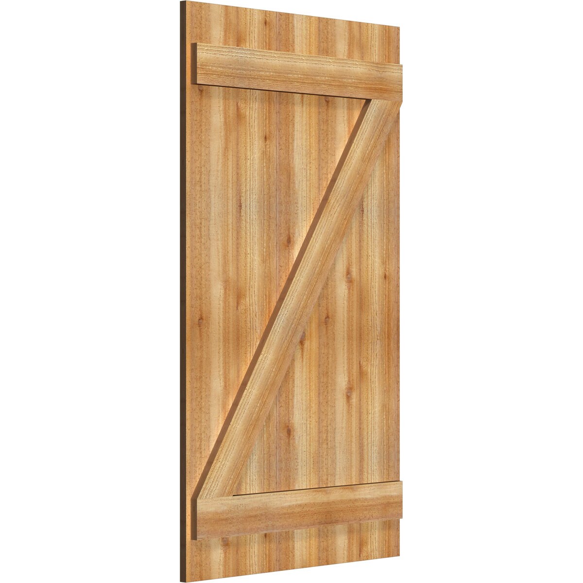 Ekena Millwork RBJ06Z26X048RWR Exterior-Shutters - View #2