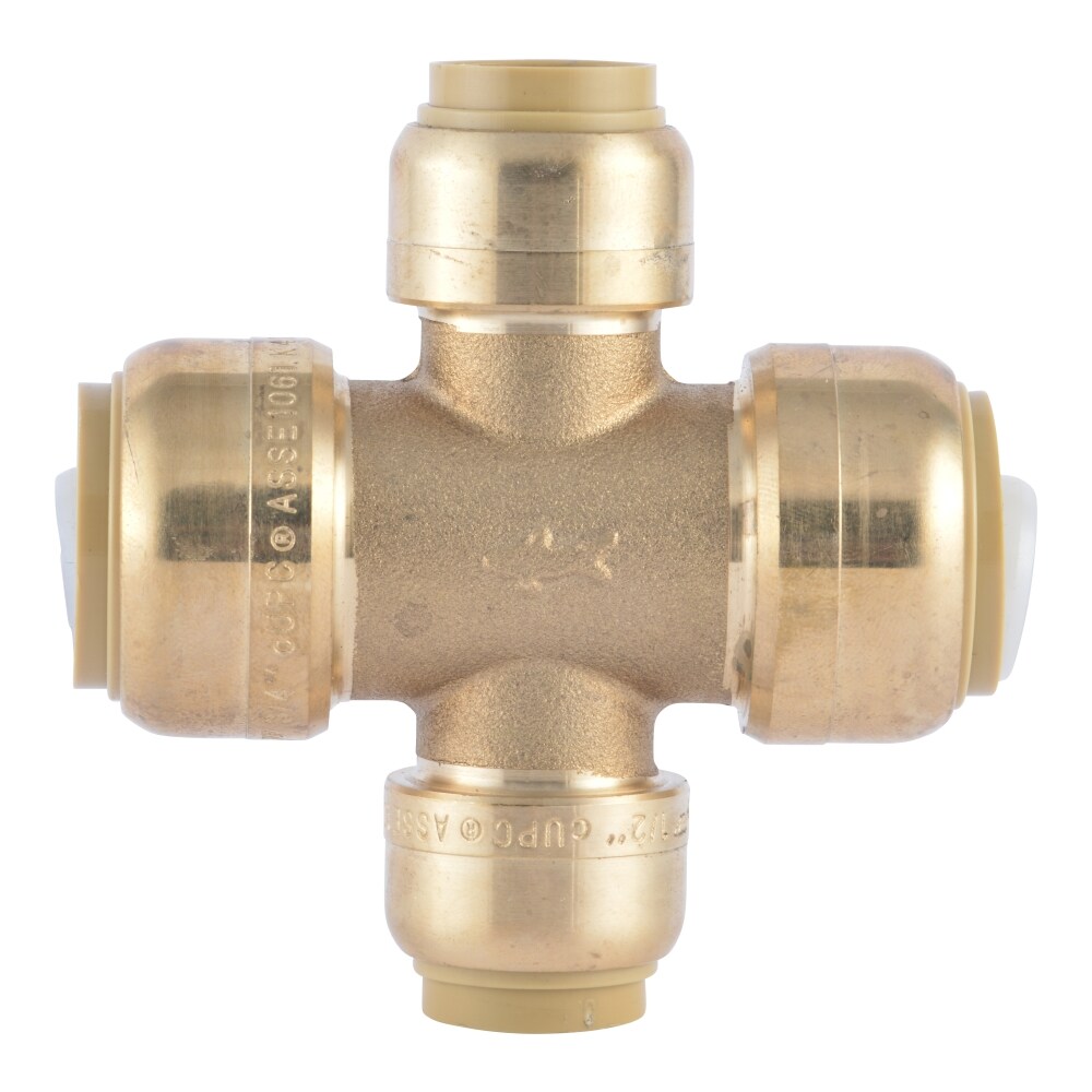 Cross tee Push to Connect Fittings at