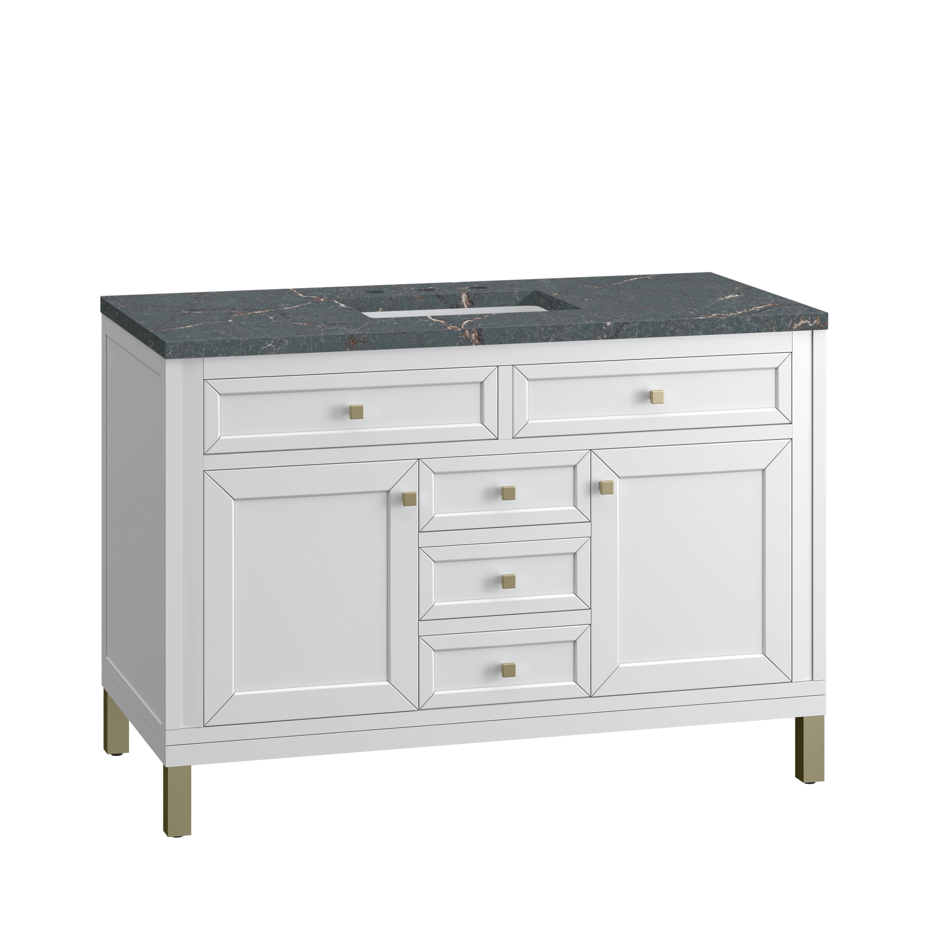 James Martin Vanities 305-V48-GW-3PBL Bath-Vanity-Combo - View #5