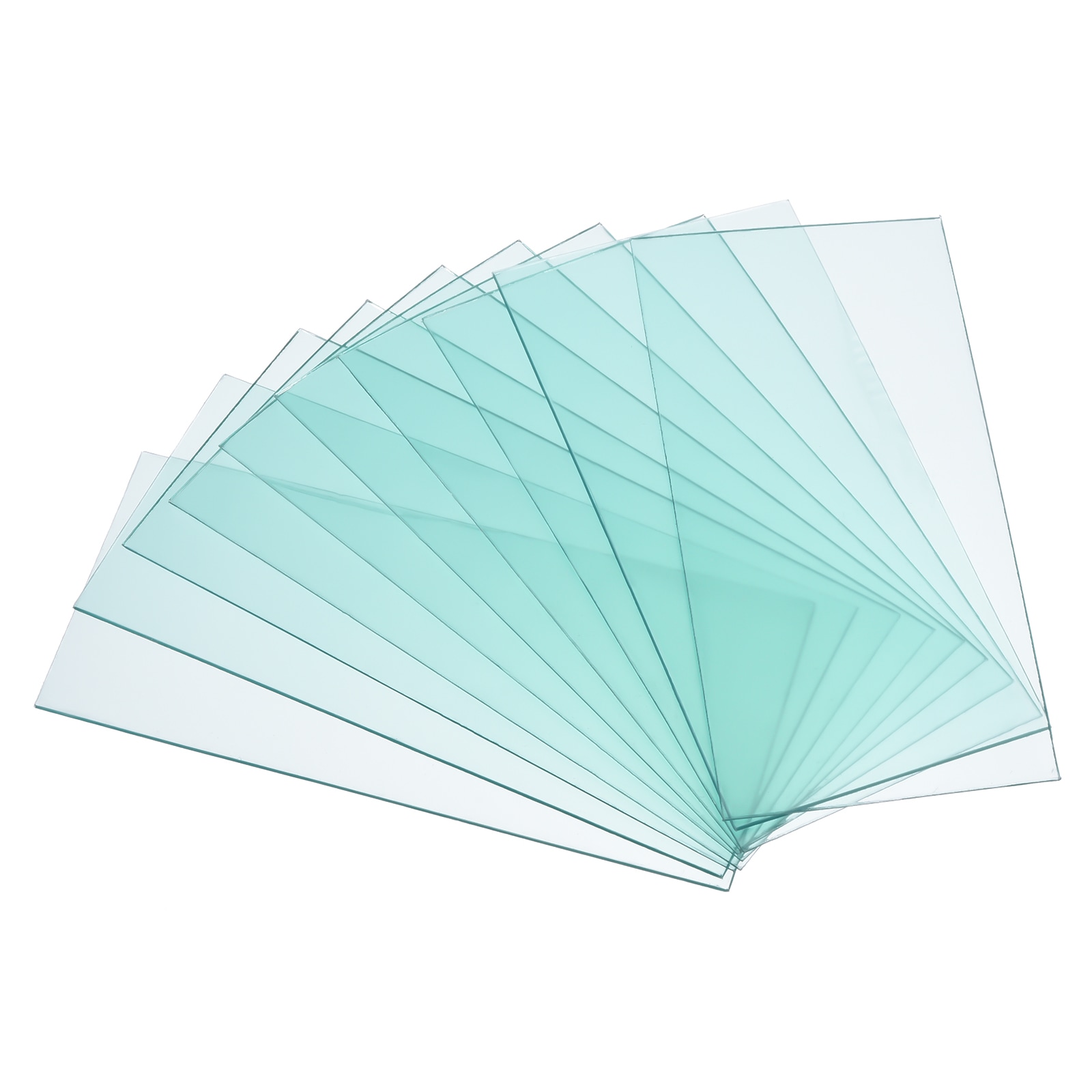 PATIKIL 4.25 x 2 Inch Welding Protection Lens 20pcs Transparent Protective Replacement Right Angle for Solar Clear