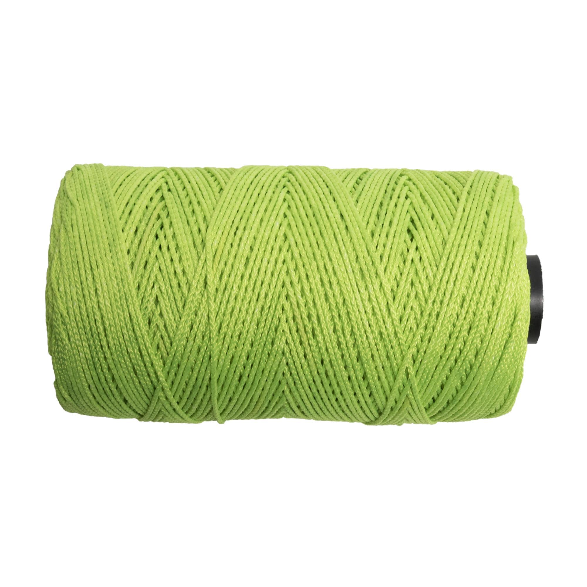 18 x 500' Nylon Mason Twine - Fluorescent Green
