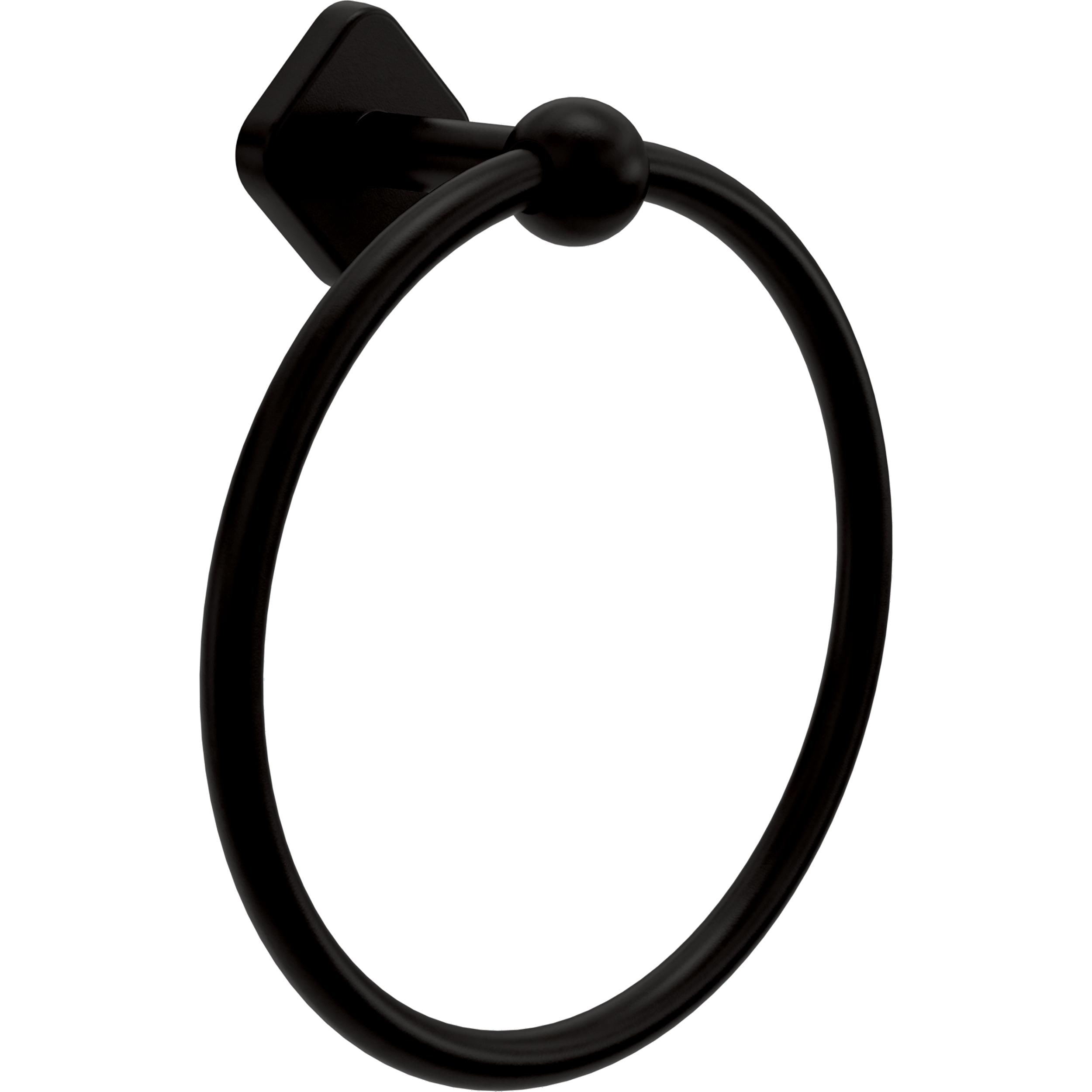 Franklin Brass GNV46-MB Gainesville Matte Black Wall mount Single Towel Ring