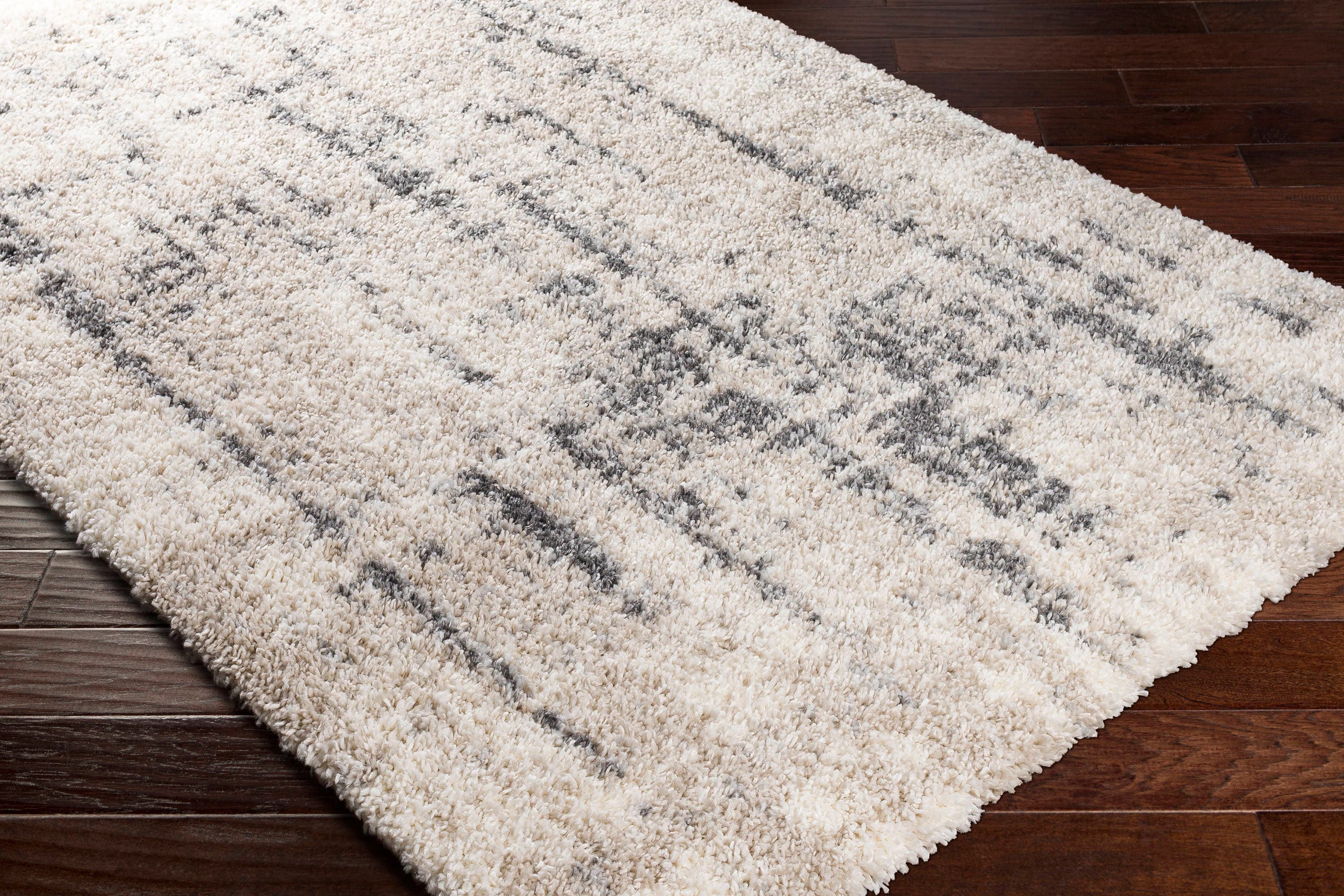 Surya Eskimo Shag 8 X 10 (ft) Gray Indoor Abstract Area Rug at Lowes.com