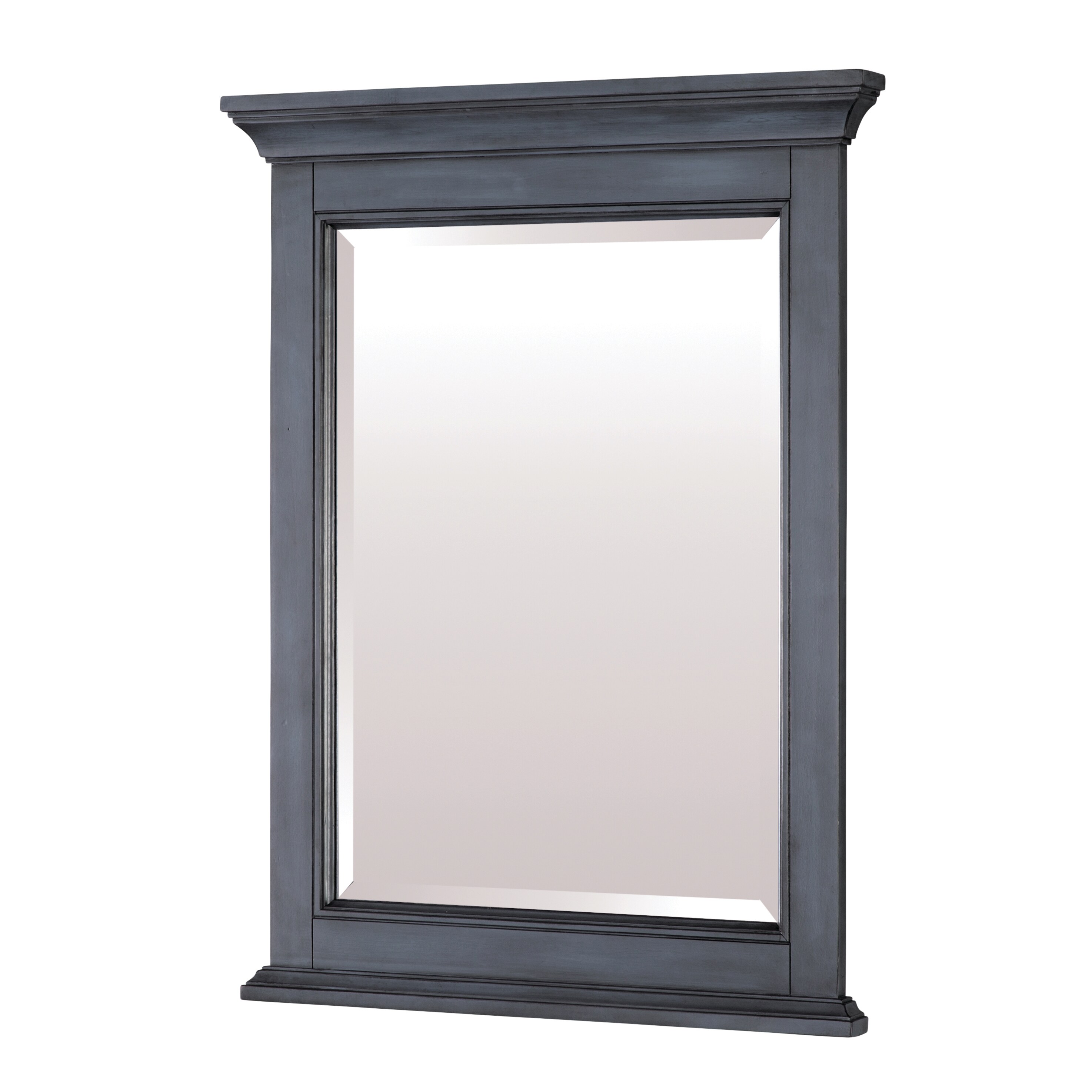Brantley Harbor Blue Wood Framed Bathroom Vanity Mirror