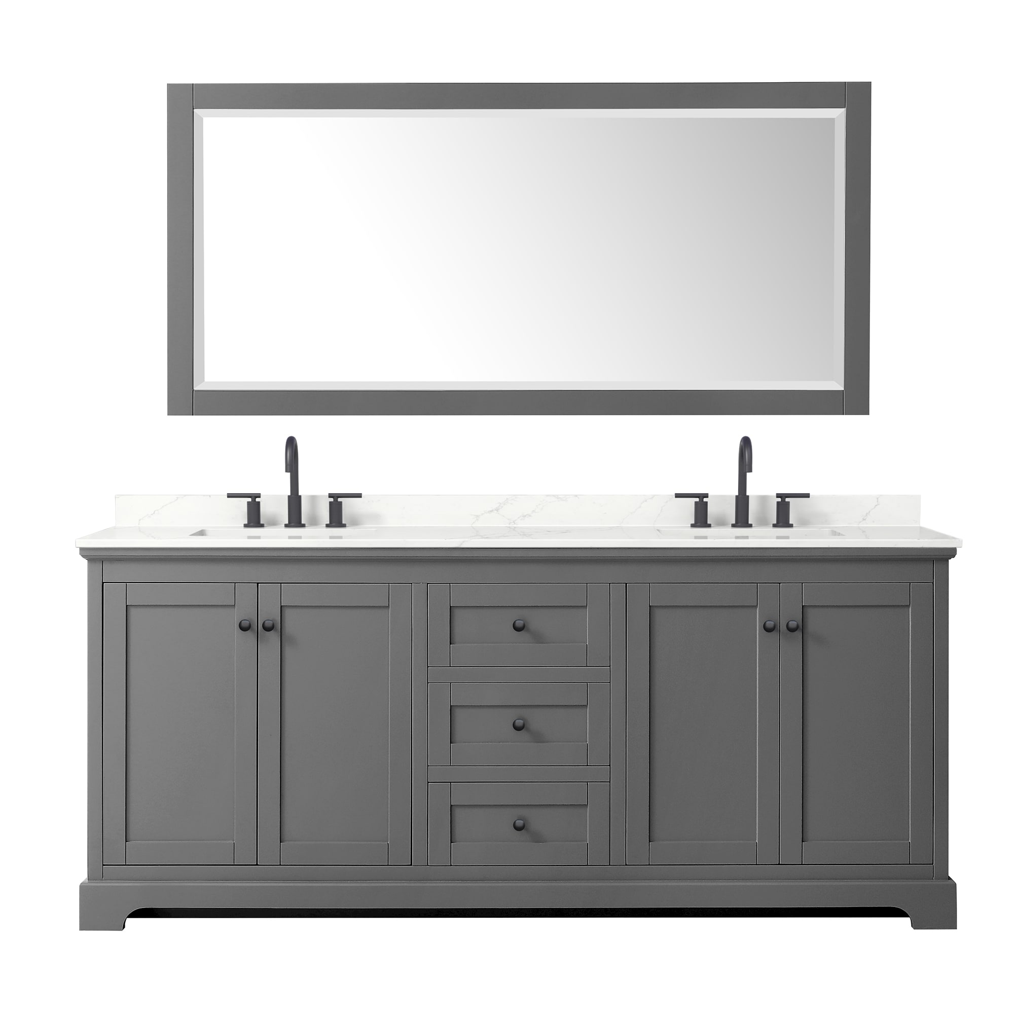 Wyndham Collection WCV232380DGBGTUS3M70 Bath-Vanity-Combo - View #2