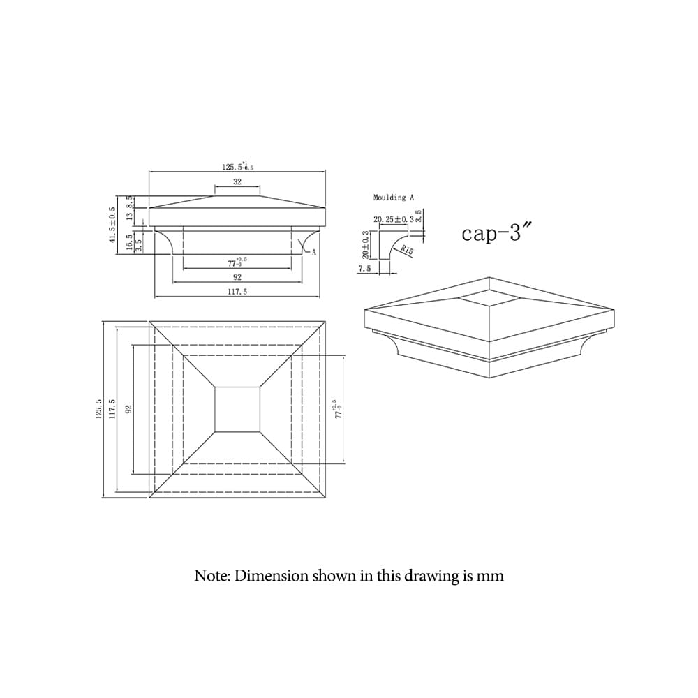 RELIABILT WG930OAK Interior-Stairpart-Newel-Posts - View #3