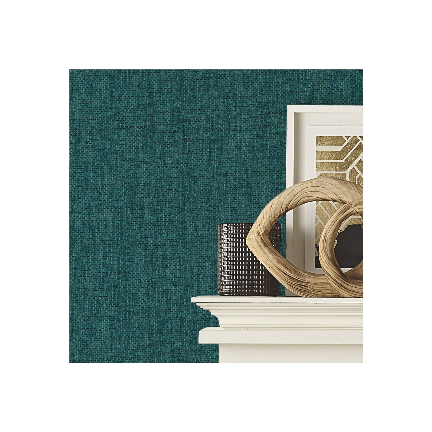 RoomMates RMK11697RL 28.29-Sq. Feet Green Vinyl Abstract Self-adhesive Peel and Stick Wallpaper