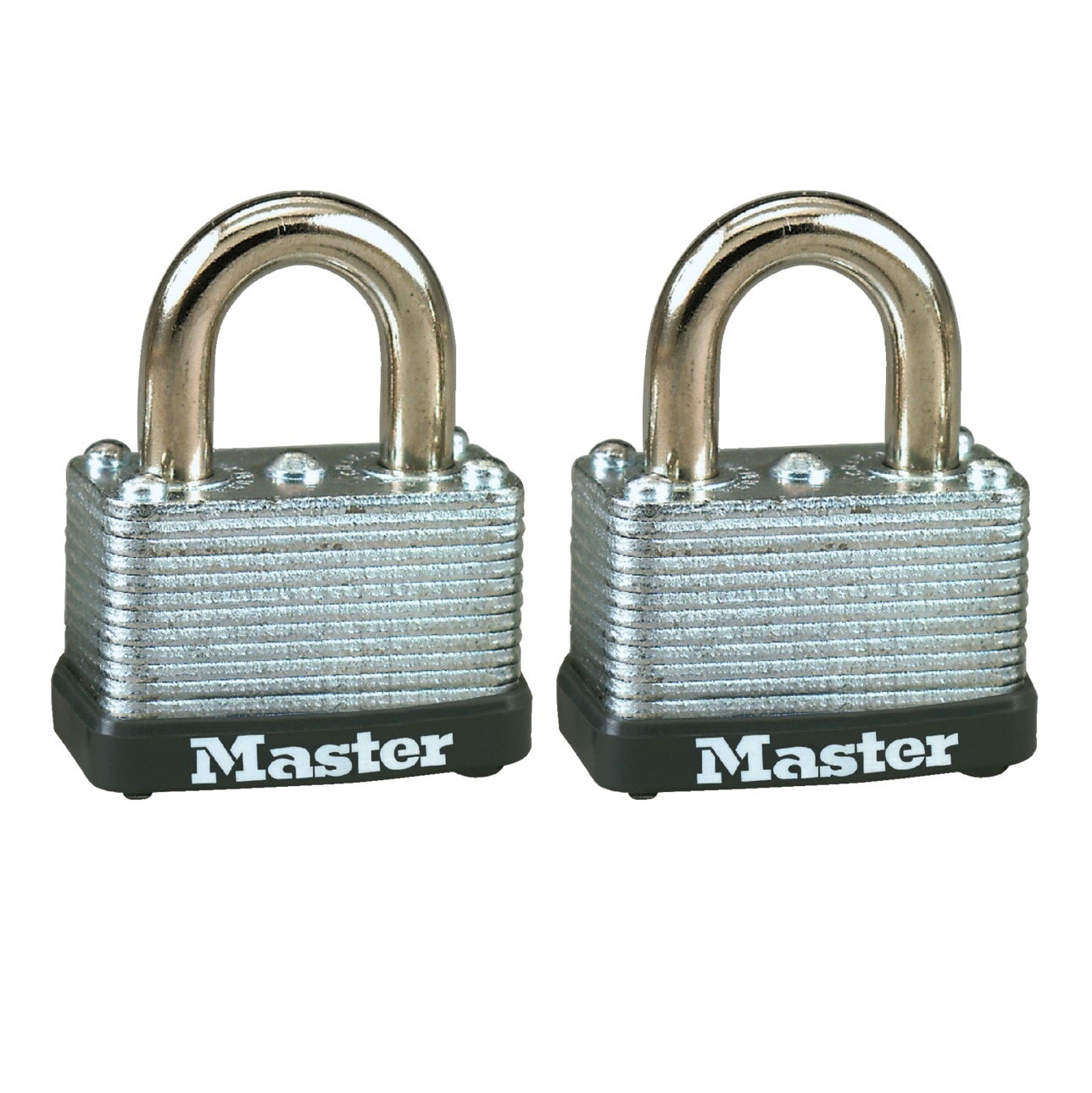 Master Lock 8596THHC Keyed Padlock, 1-1/2-in Wide x 1-in Shackle Keyed Alike (2-Pack)