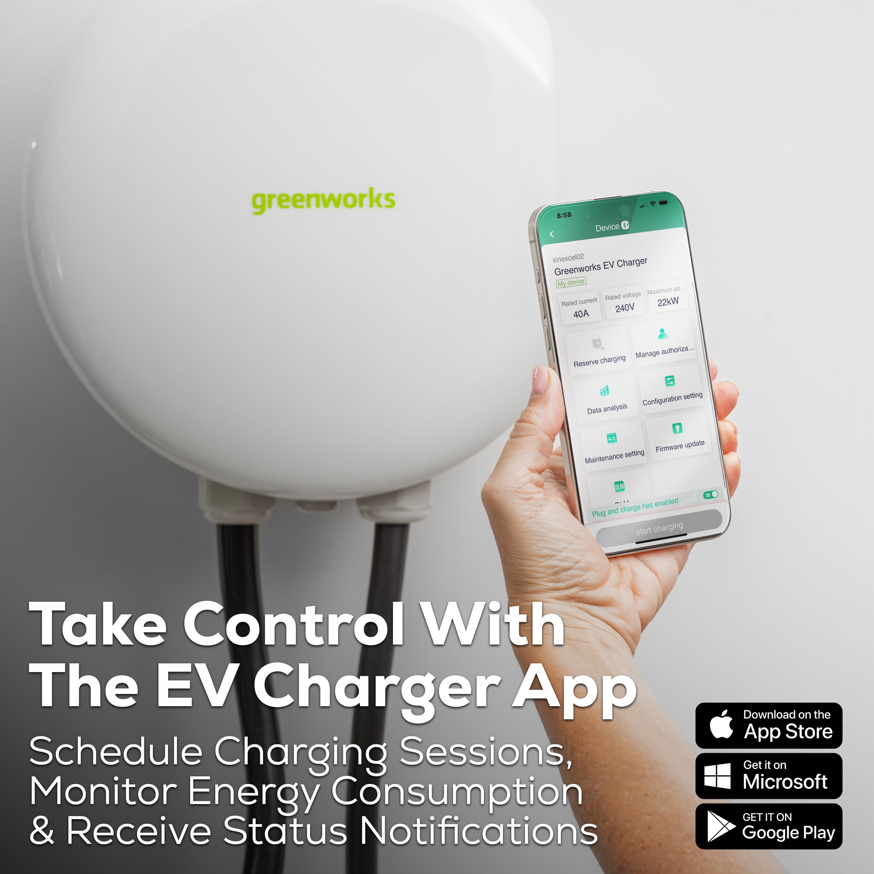 Greenworks EVC0640 Electric-Car-Charging-Stations - View #10