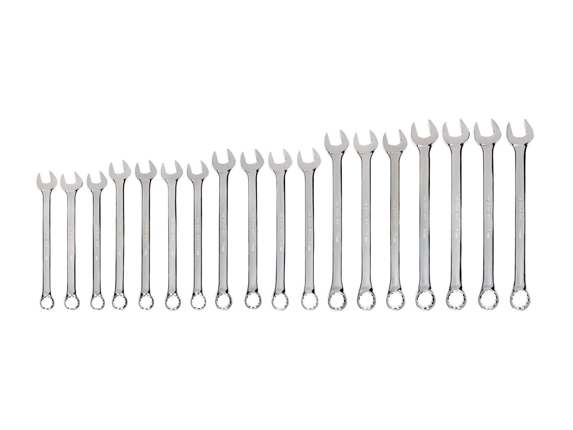 TEKTON 18 -Piece Set 12-point Metric Standard Combination Wrench (no case)