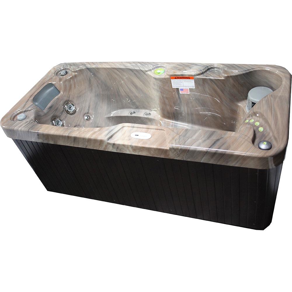 Hudson Bay Spas 1 Person 19 Jet Rectangular Hot Tub In The Hot Tubs And Spas Department At