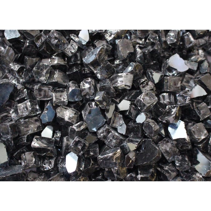 Exotic Glass Fire Black, Exotic Glass For Fire Pits