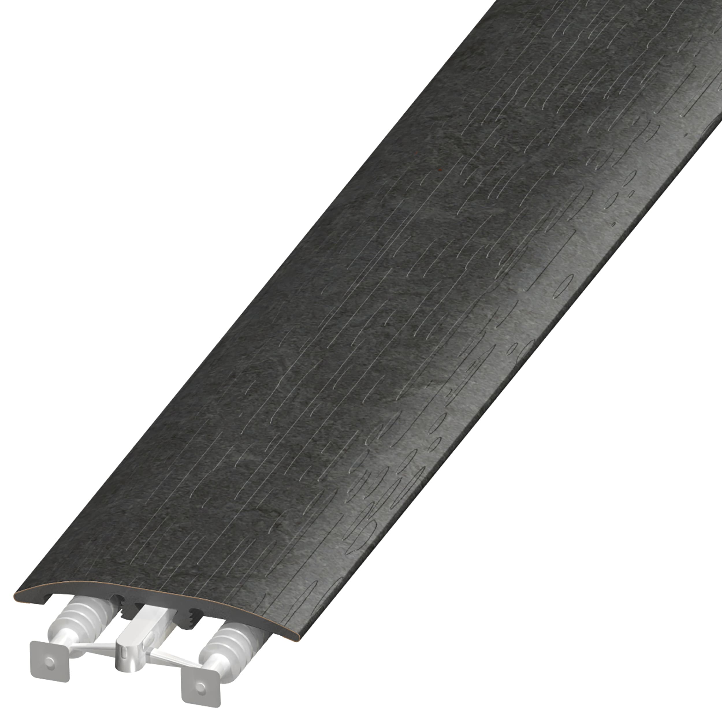 Versatrim SLT-106923-P32 Marmoleum Marmoleum in color Volcanic Ash 0.25-in T x 2-in W x 94-in L PVC 3-in-1 T-moulding/Reducer/Endcap