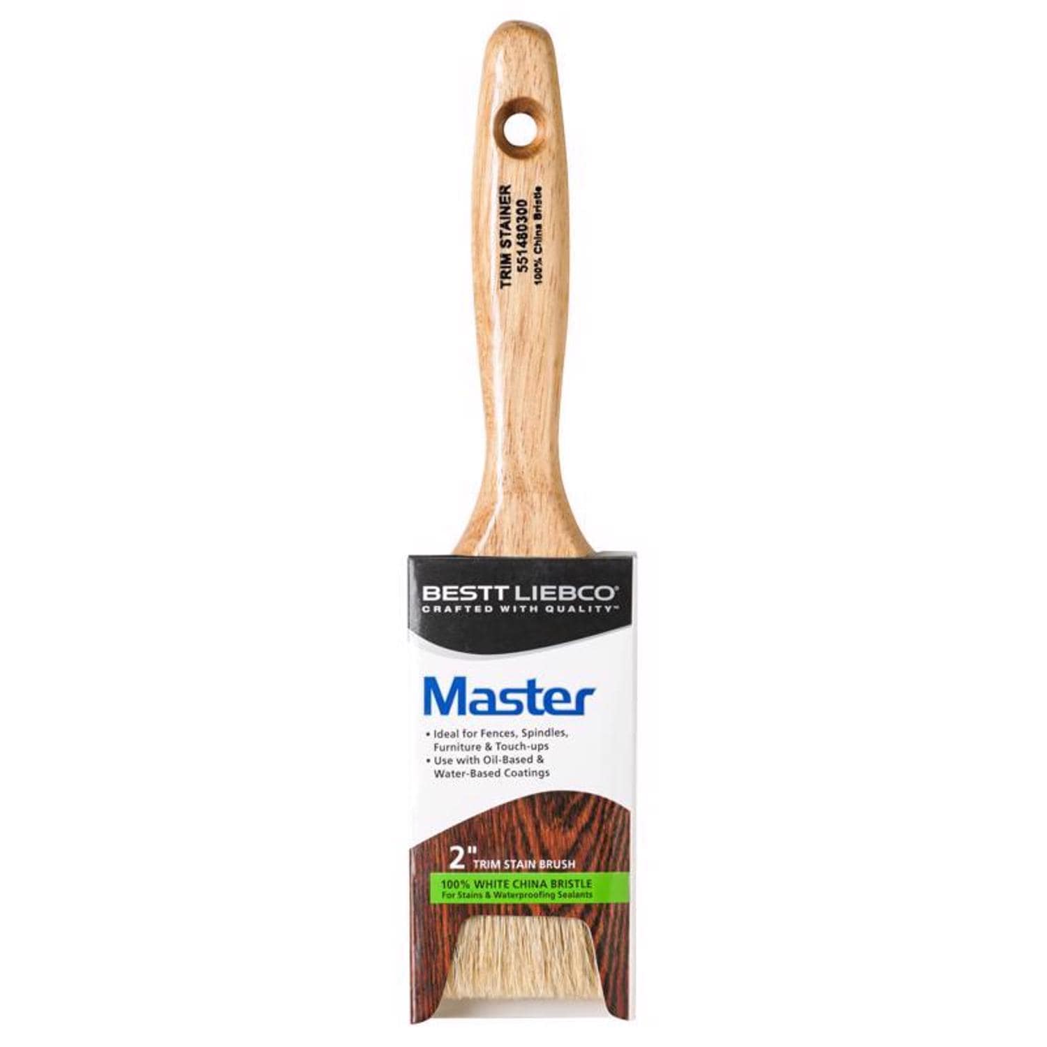 Bestt Liebco  Master 2 in. Flat Stain Brush