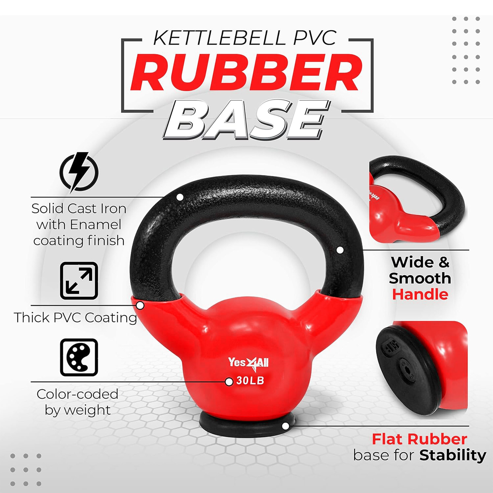Yes4All K23E kettlebells - View #2