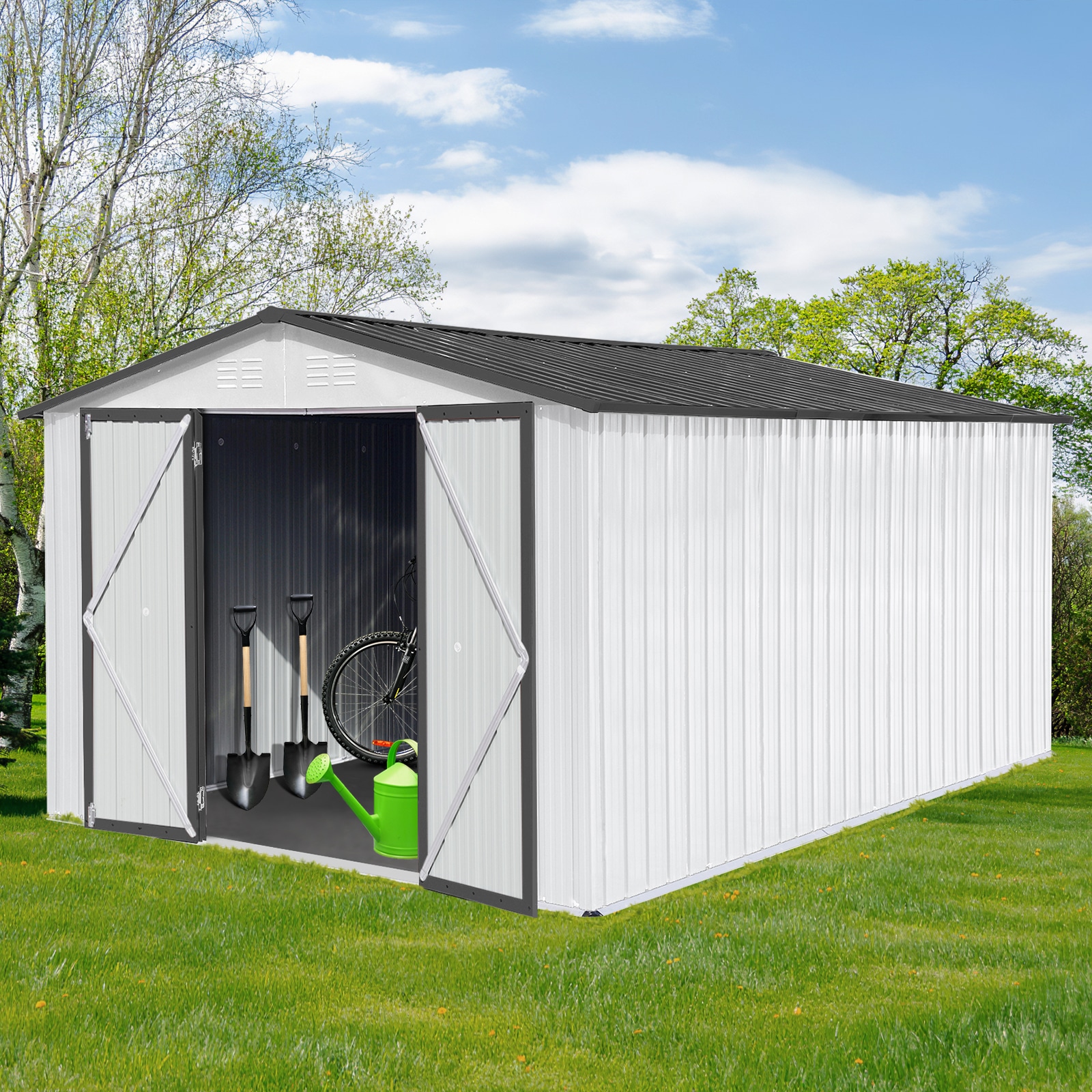WELLFOR GT-HPY-3292LS+ Metal-Storage-Buildings-Sheds - View #6