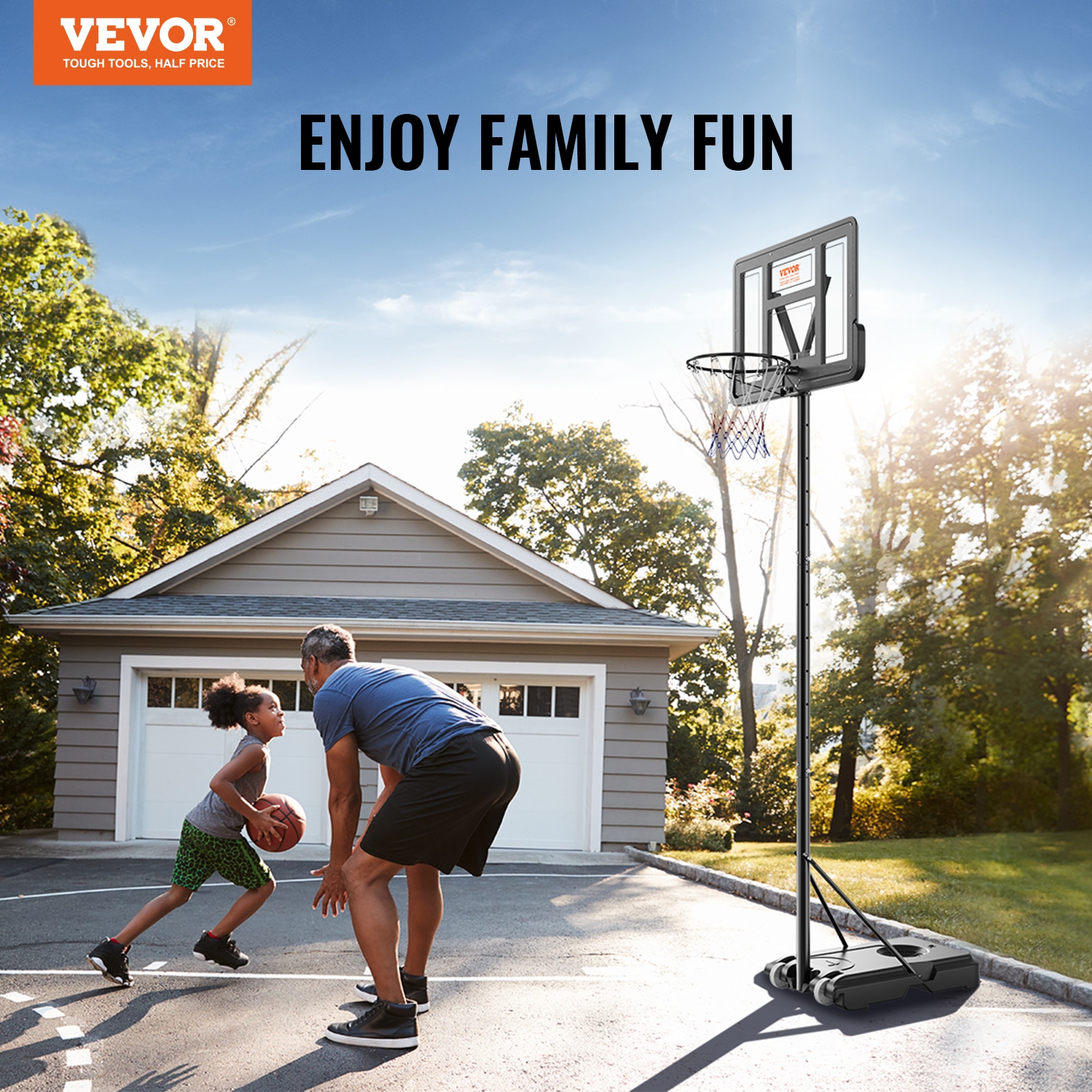 VEVOR LQK44CKWDJ00OBGUSV0 Basketball-System - View #8