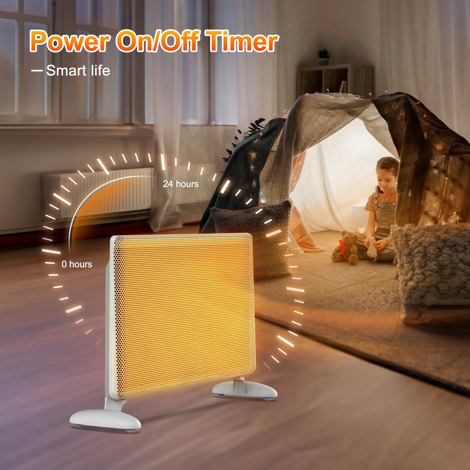 EdenDirect NCA2-4.3-WHITE Portable-Electric-Heat - View #8
