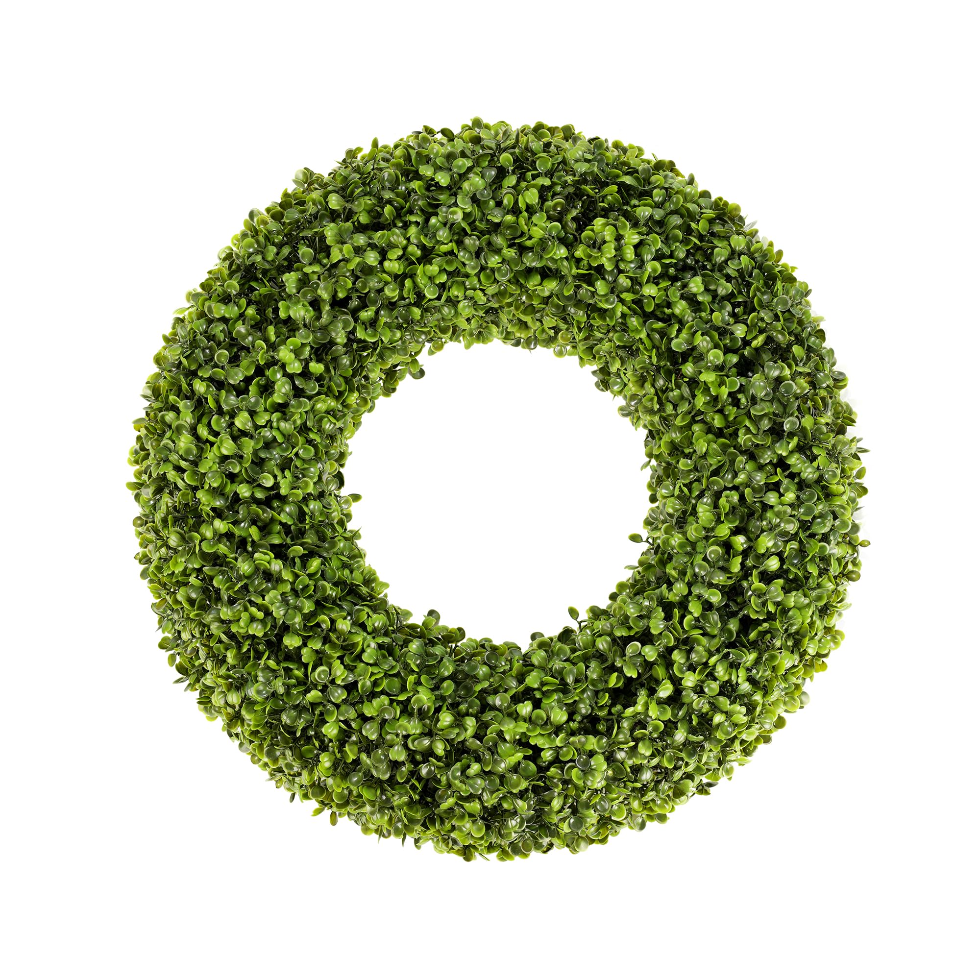 KIWDZFU  Boxwood Wreath 20inch Green Artificial Decorative Wreath for Indoor Outdoor Use All Seasons durable home and garden accessory designed