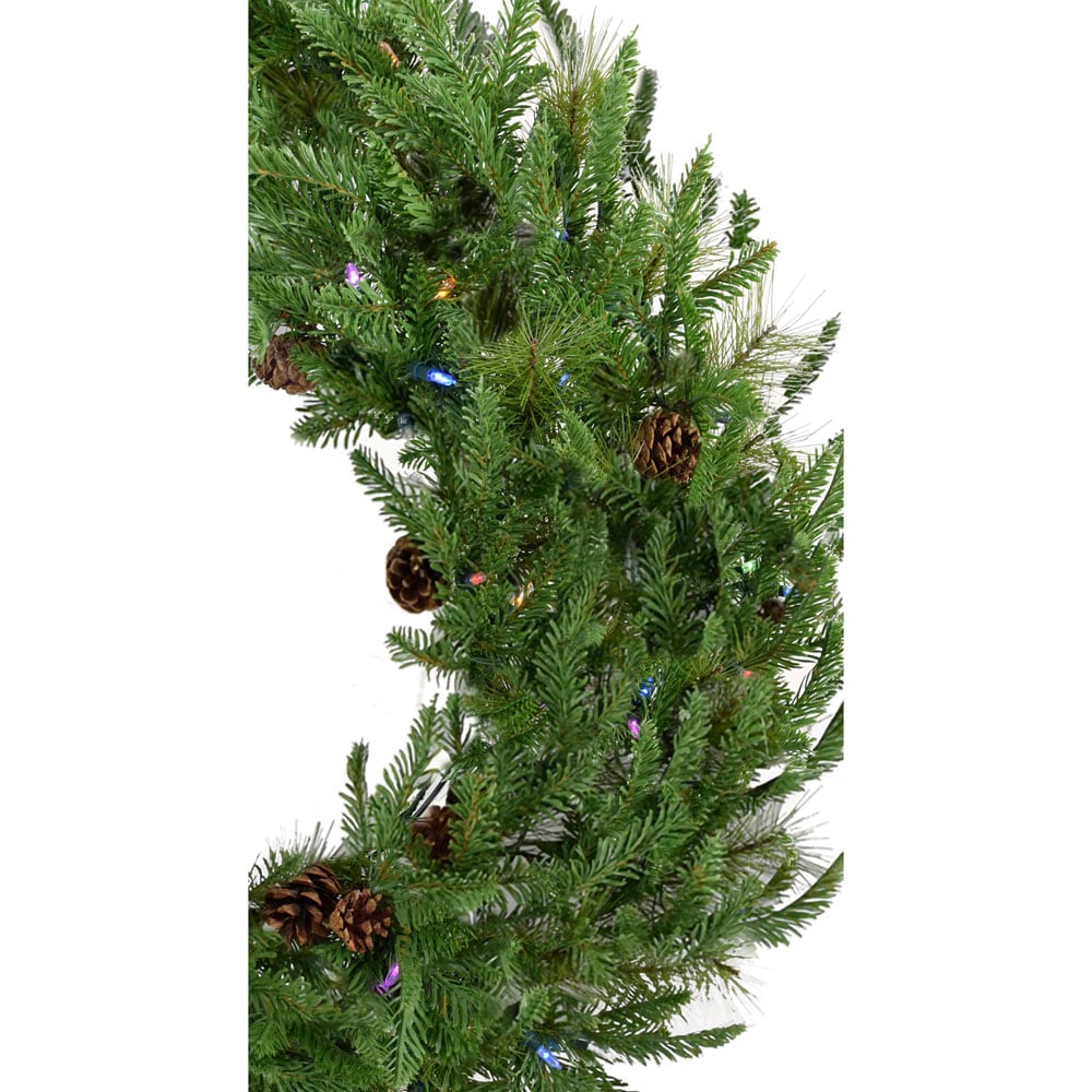 Fraser Hill Farm FFNP048W-6GR Artificial-Christmas-Wreaths - View #7