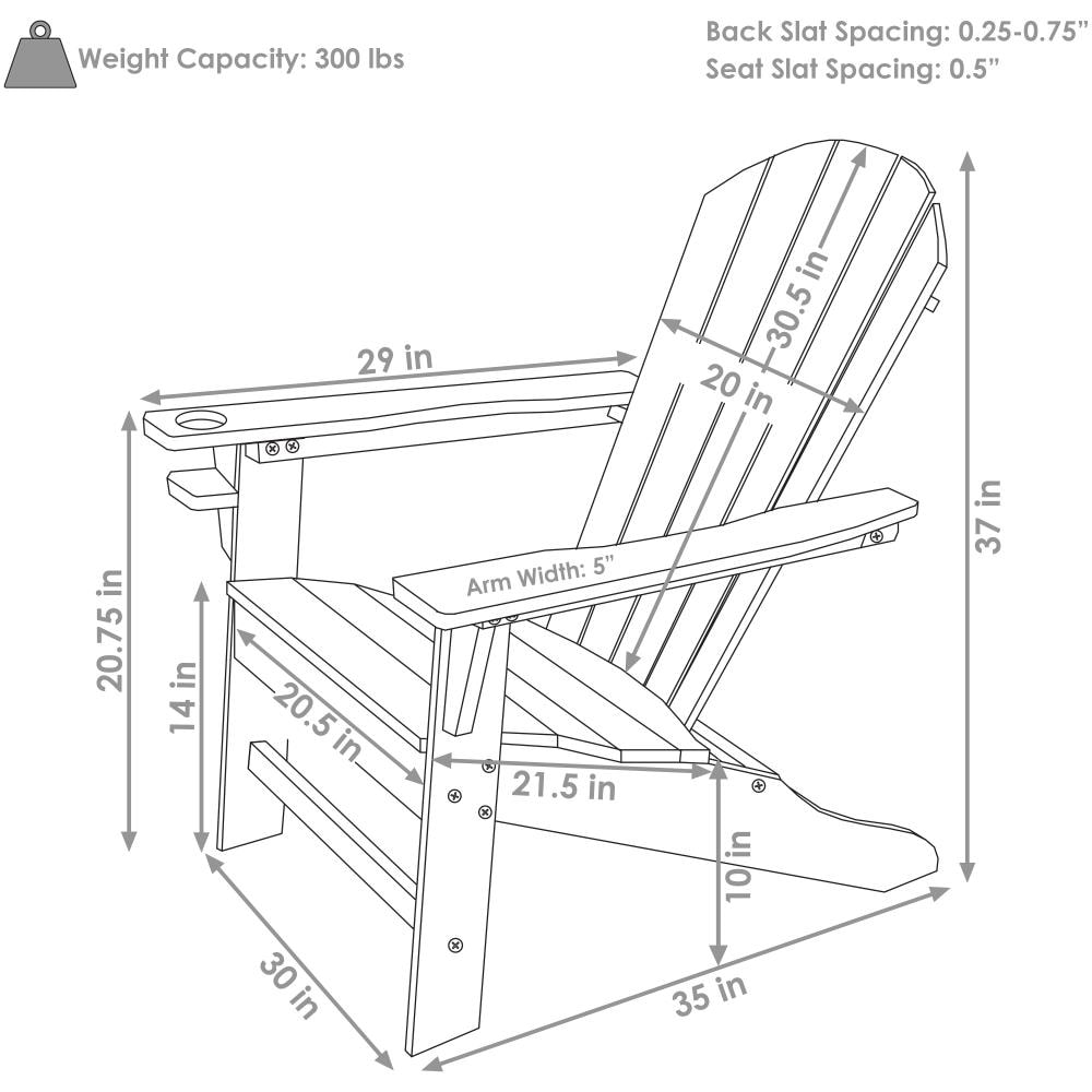Sunnydaze Decor IEO-172 Patio-Chairs - View #4