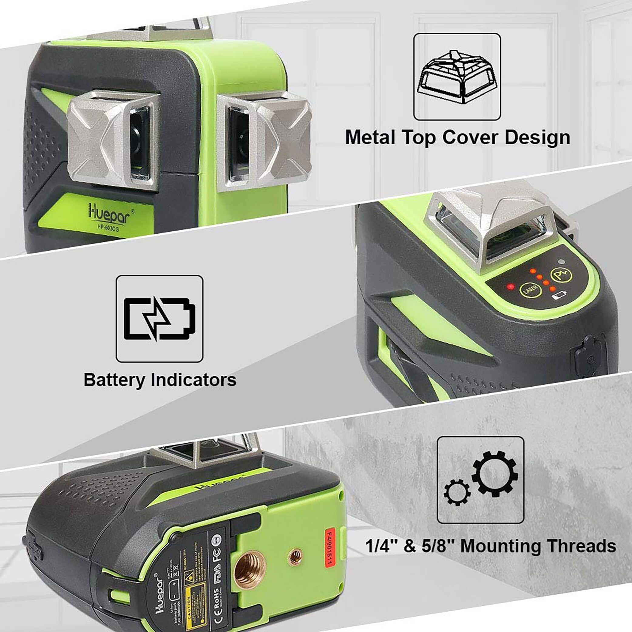 Huepar 603CG-BT Laser-Level - View #7