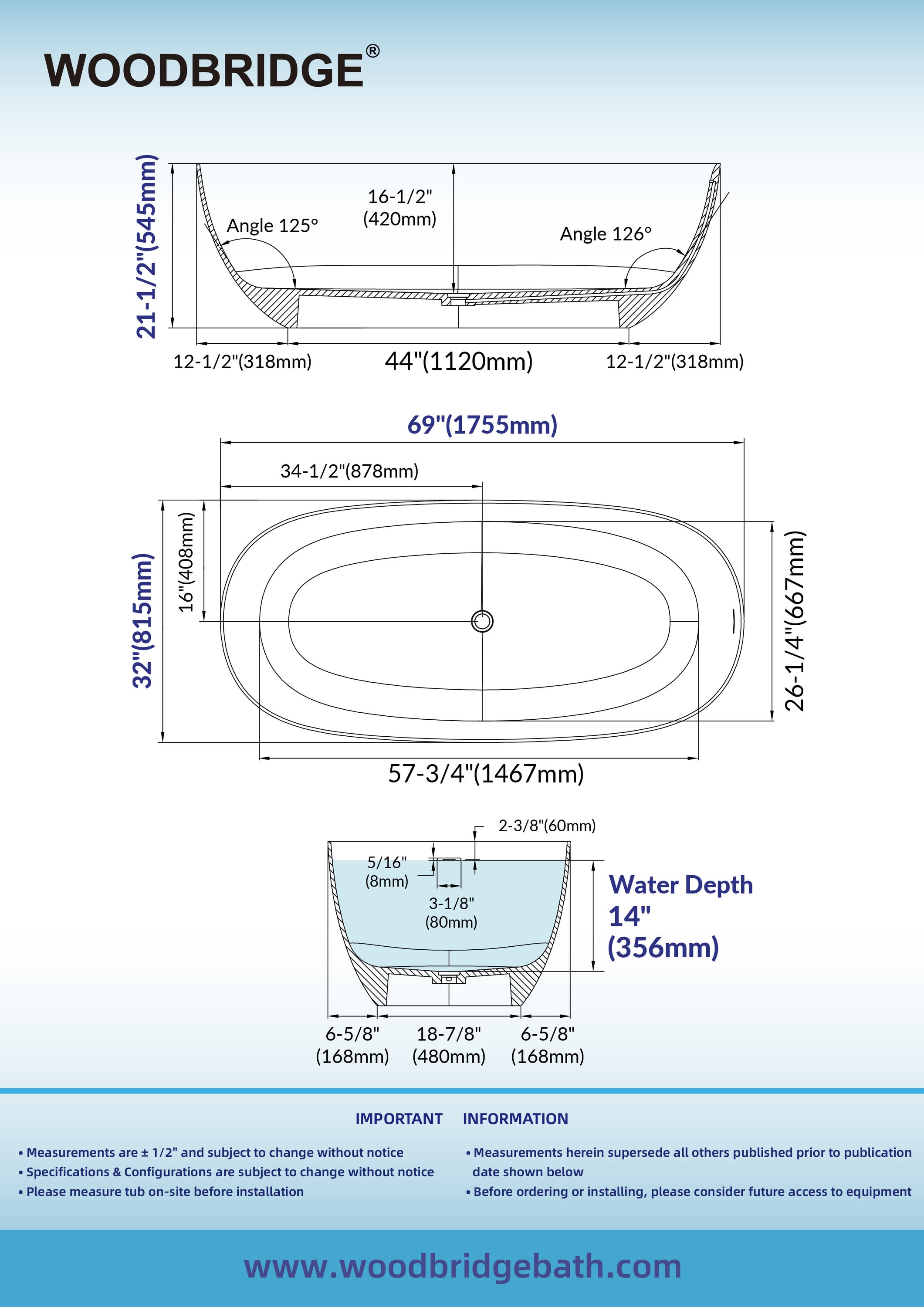 Woodbridge LB188 bathtubs - View #18