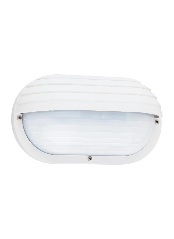 Generation Lighting 89805-15 Bayside 1 -Light 5-in H Satin White Hardwired Outdoor Wall Light