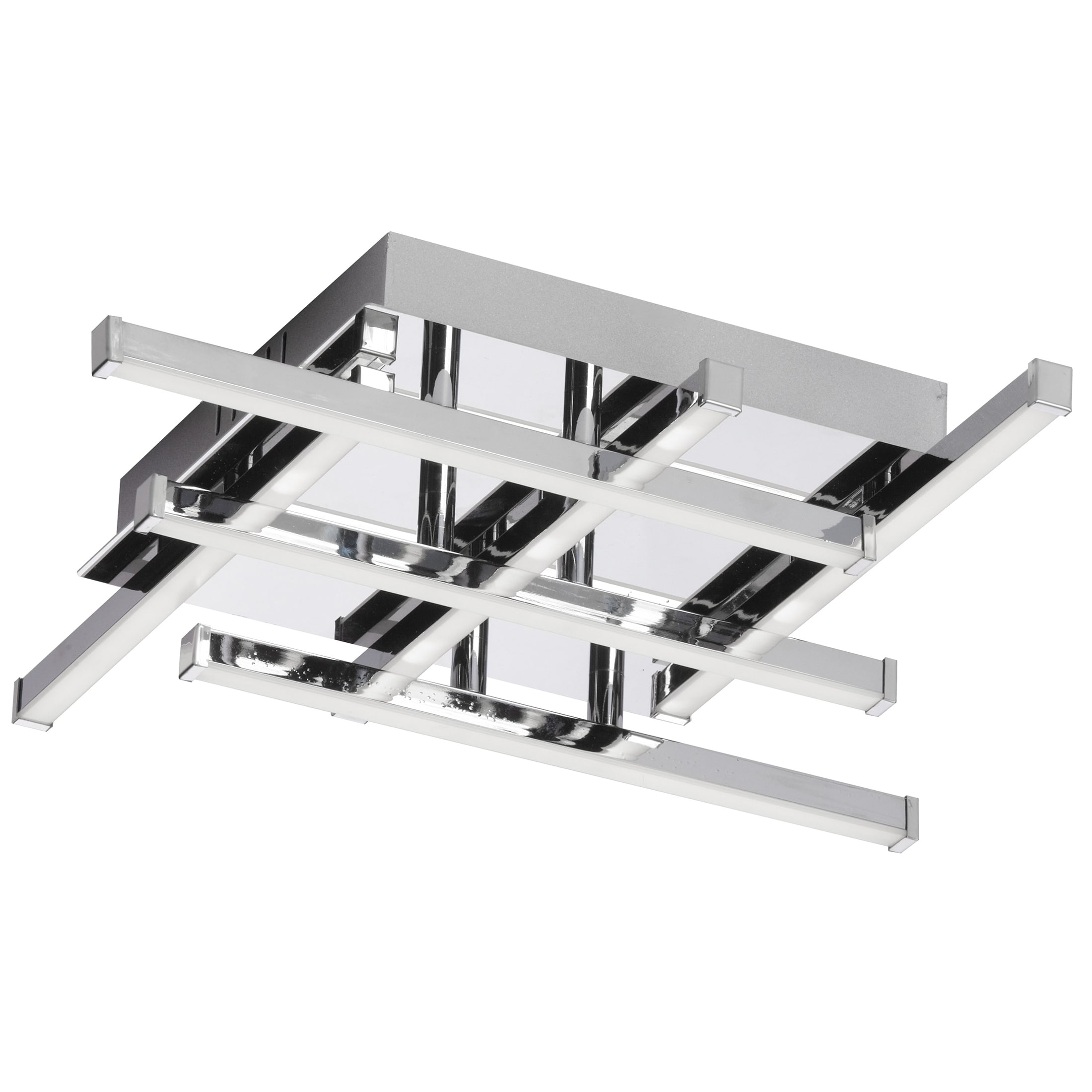 Dainolite SUM-1414FH-PC Summit 1 -Light 14.75-in Polished Chrome Integrated LED Flush Mount Light
