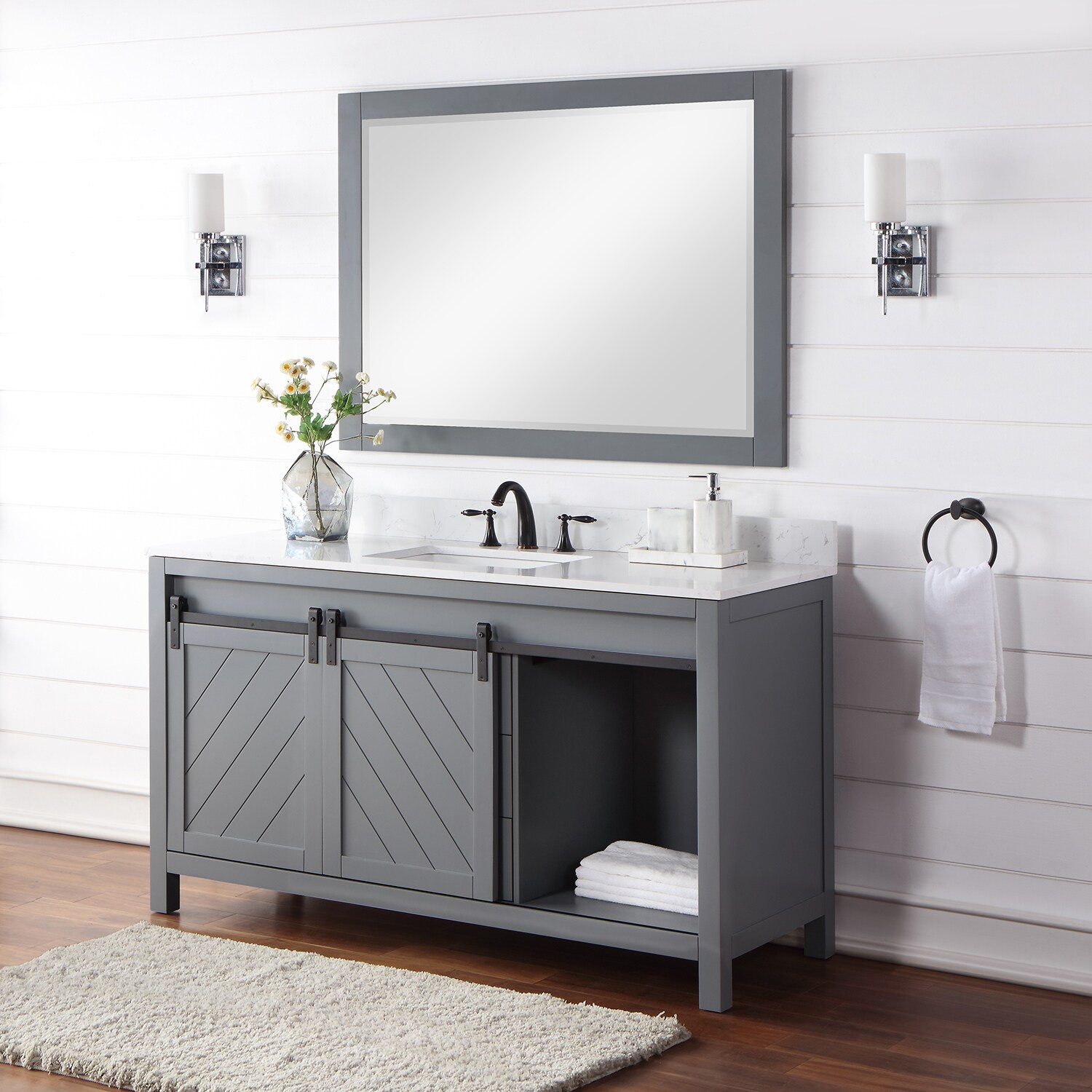 Altair 536060S-GR-AW Bath-Vanity-Combo - View #2