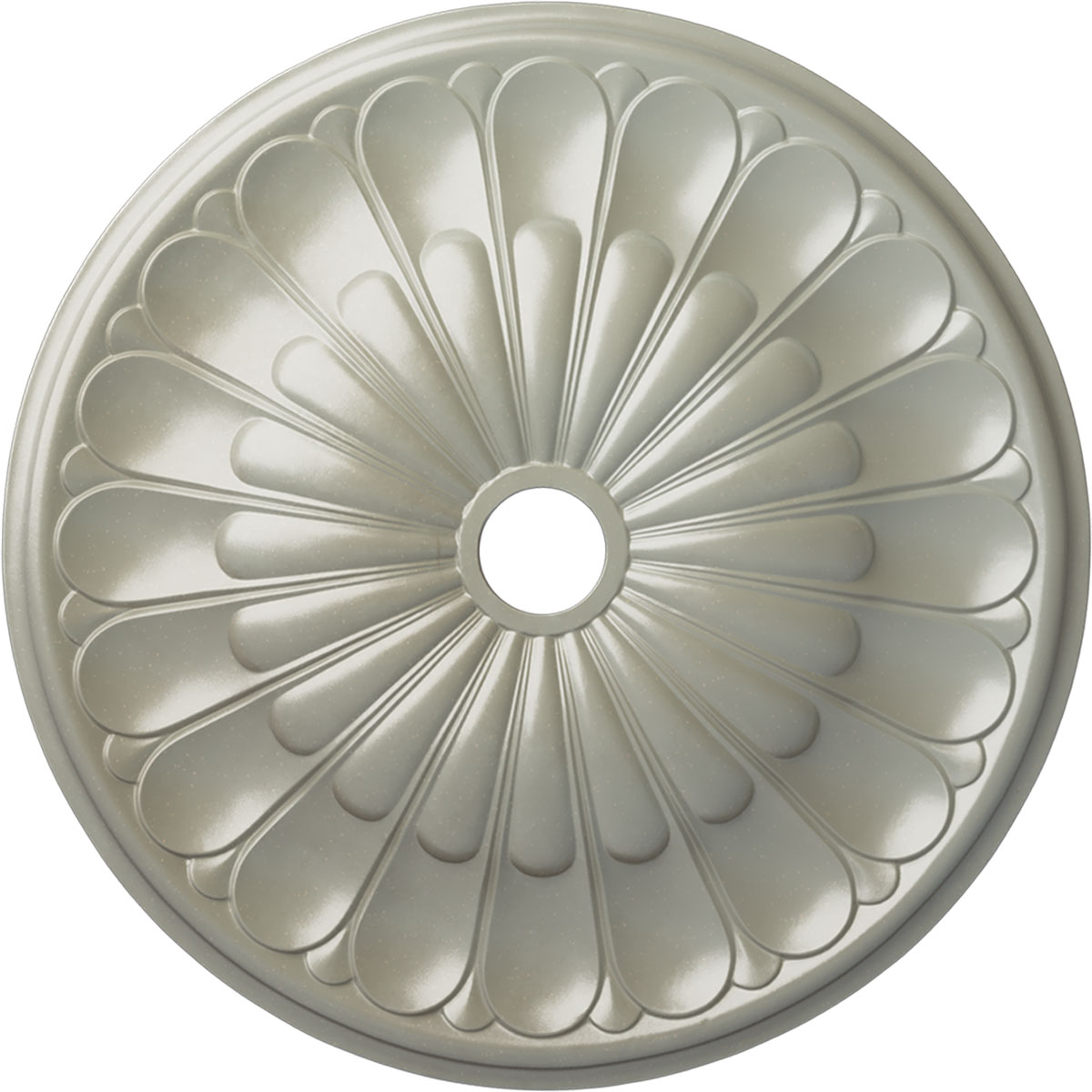 Ekena Millwork CM31GOFCS Gorleen 31.625-in W x 31.625-in L Painted Flash Copper Polyurethane Whole Ceiling Medallion