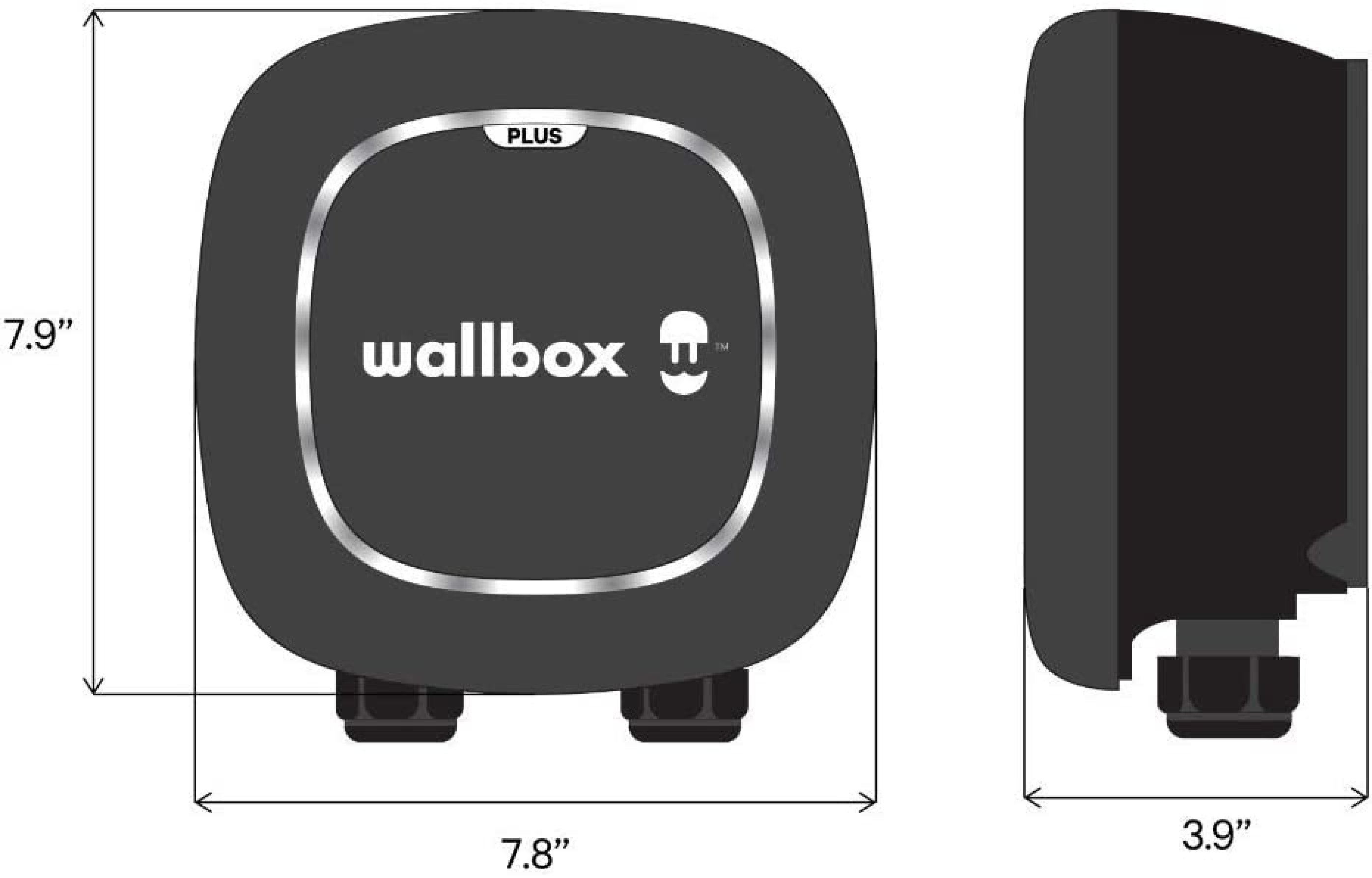 Wallbox Pulsar Plus EV Charger, 22 kW, 5m Cable, Type 2 connector, Black -  charging stations for electric vehicles