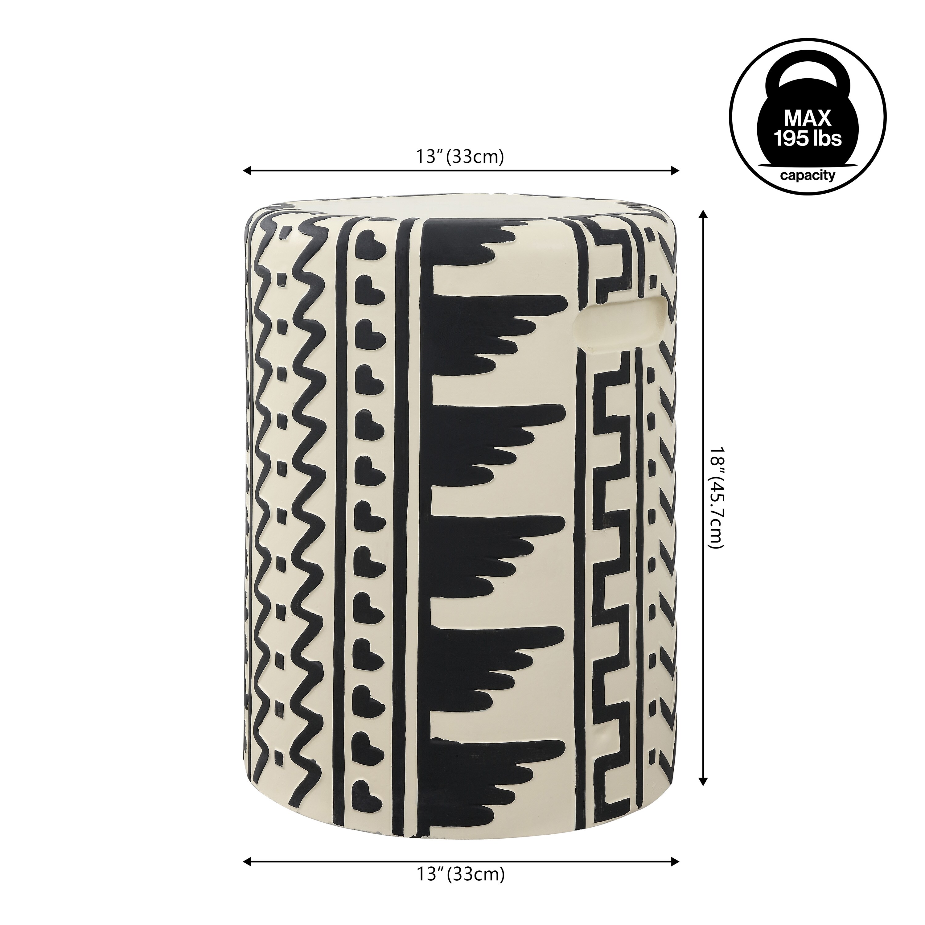 JONATHAN  Y TBL1031A Garden-Stools - View #4
