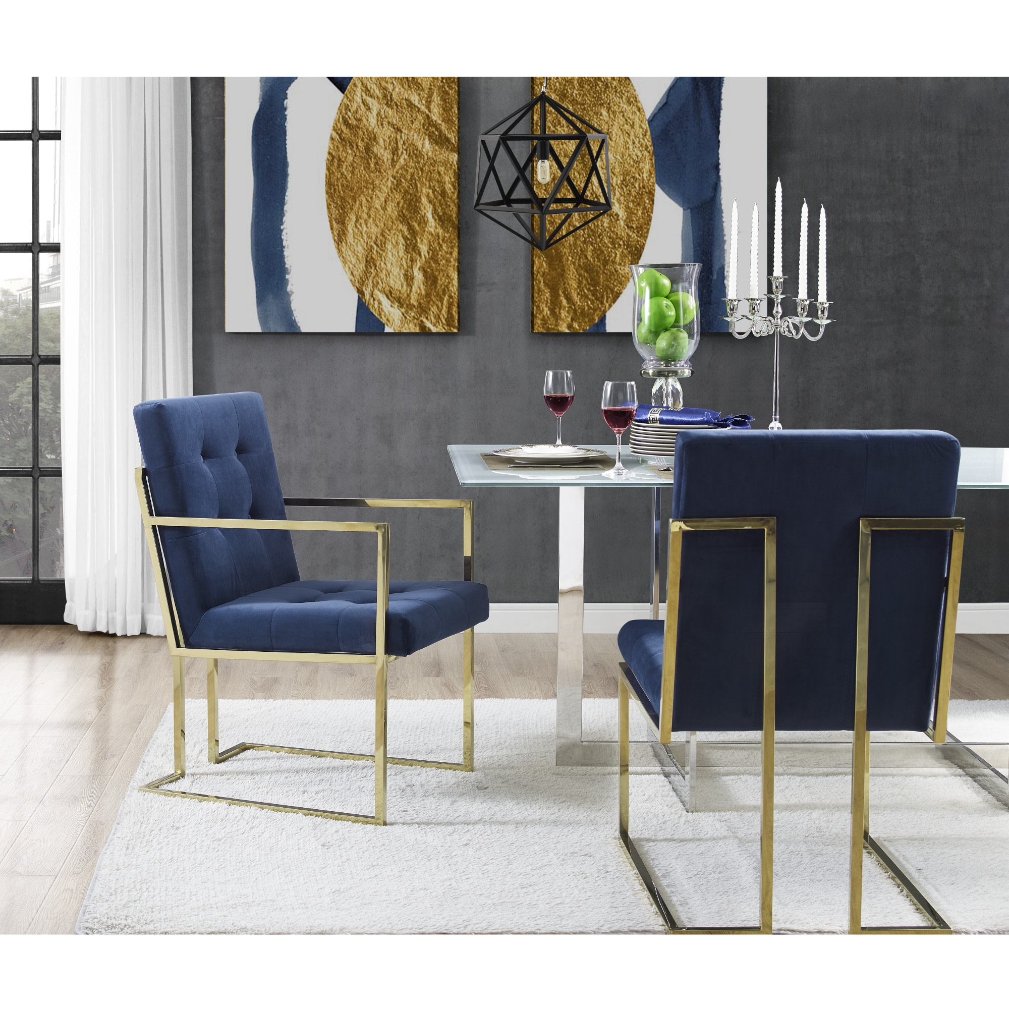 Inspired Home AD56-02NY2-LS Dining-Chairs - View #2