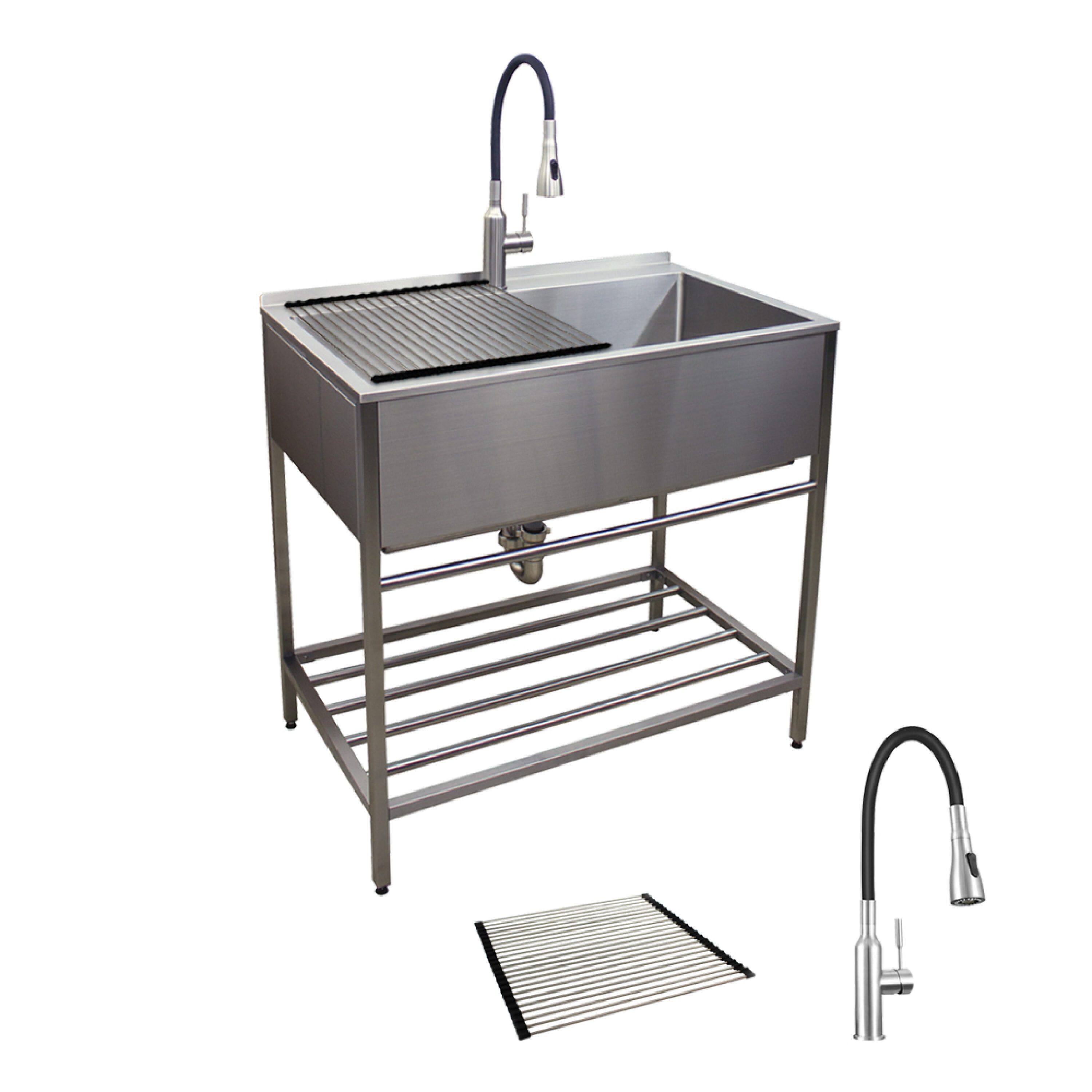 Transolid TFH-3622-SS Laundry-Tubs-Utility-Sinks - View #11