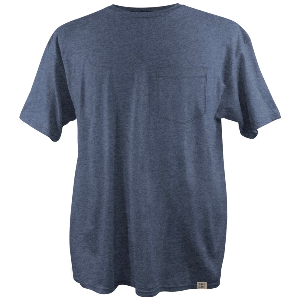  DG1M-14819 VDH 2X Men's Blue Knit Short sleeve Solid T-shirt ( 2XL )