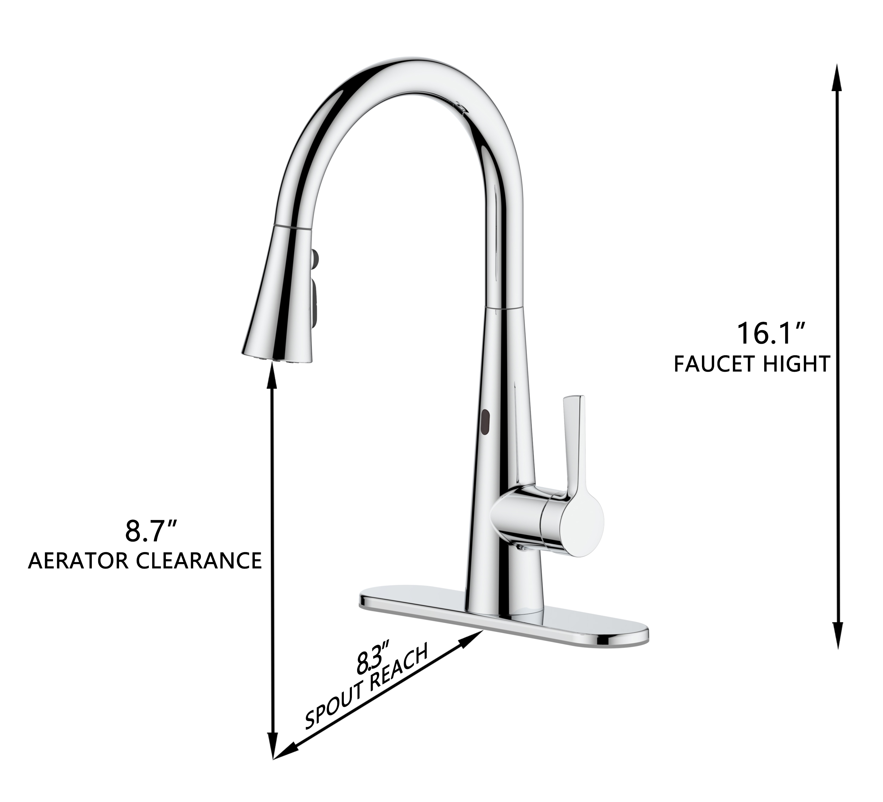 allen + roth 67947W-1301 Kitchen-Faucets - View #4