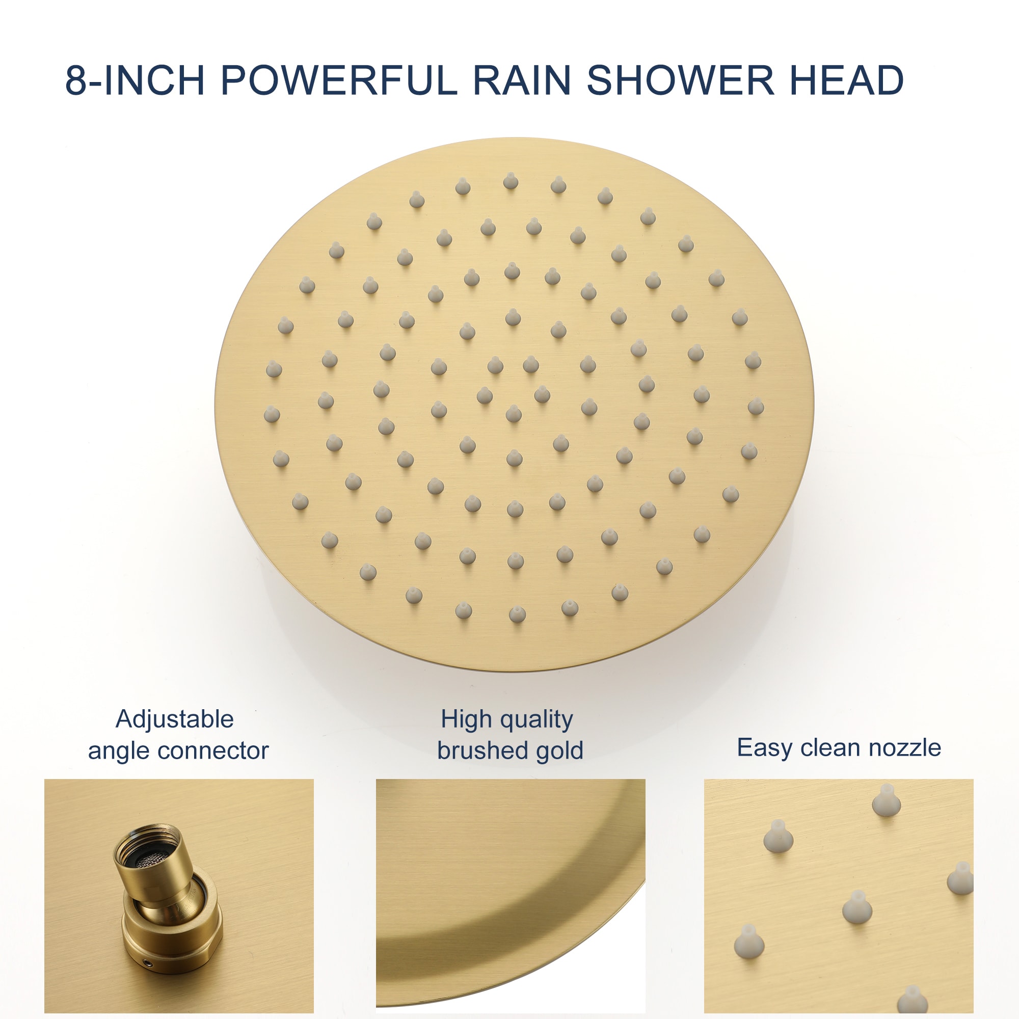 Clihome SMD-88013BG-8 Showerhead-Bar-Panels - View #7