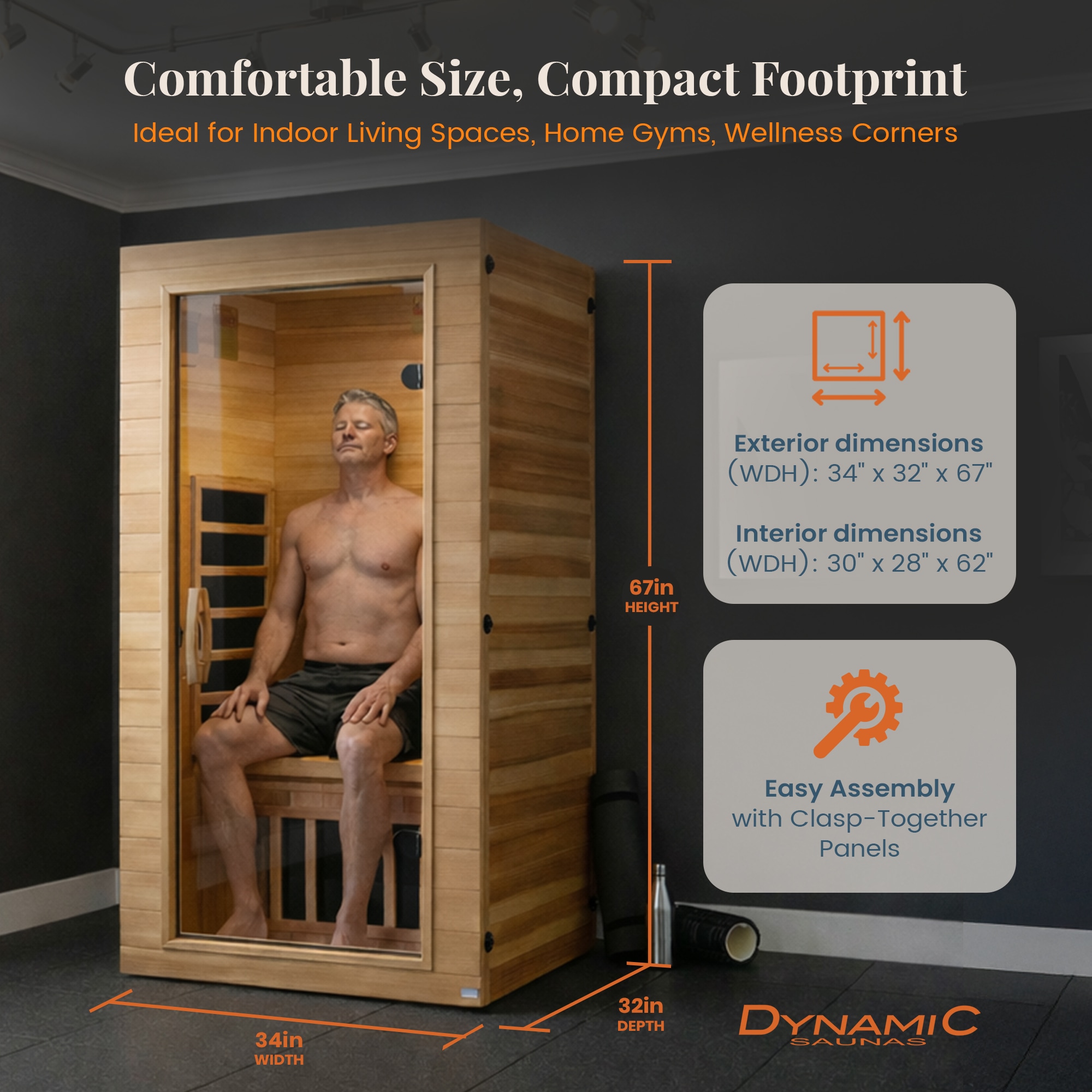 Dynamic Saunas DYN-1201-01 ELITE Indoor-Saunas - View #4
