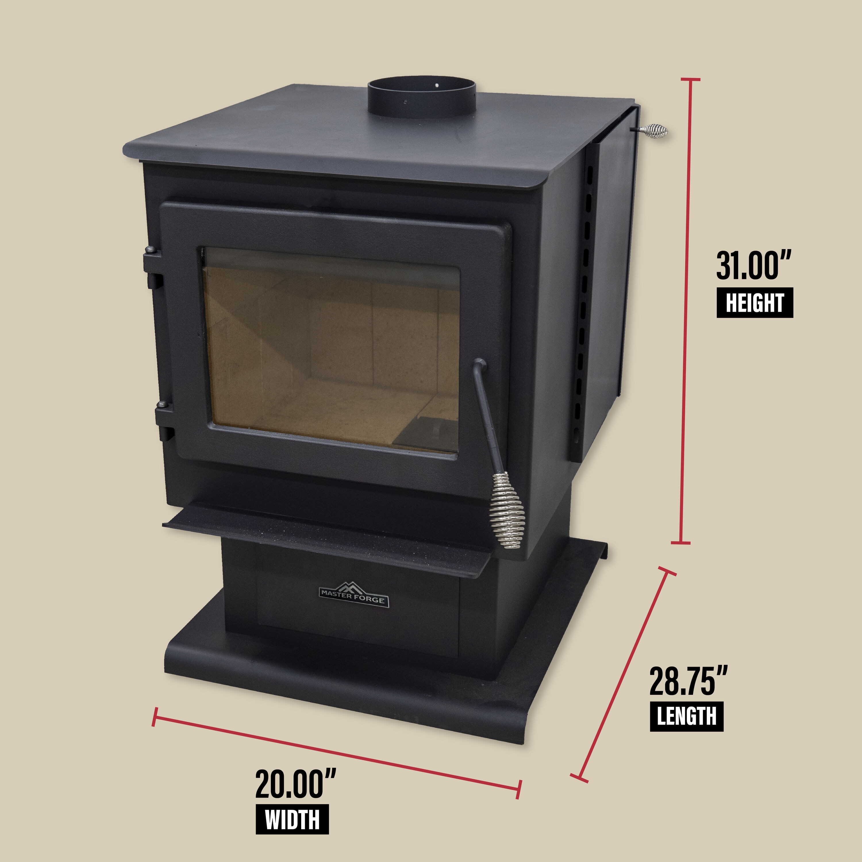 Master Forge WS100 Wood-Stoves-Wood-Furnaces - View #6