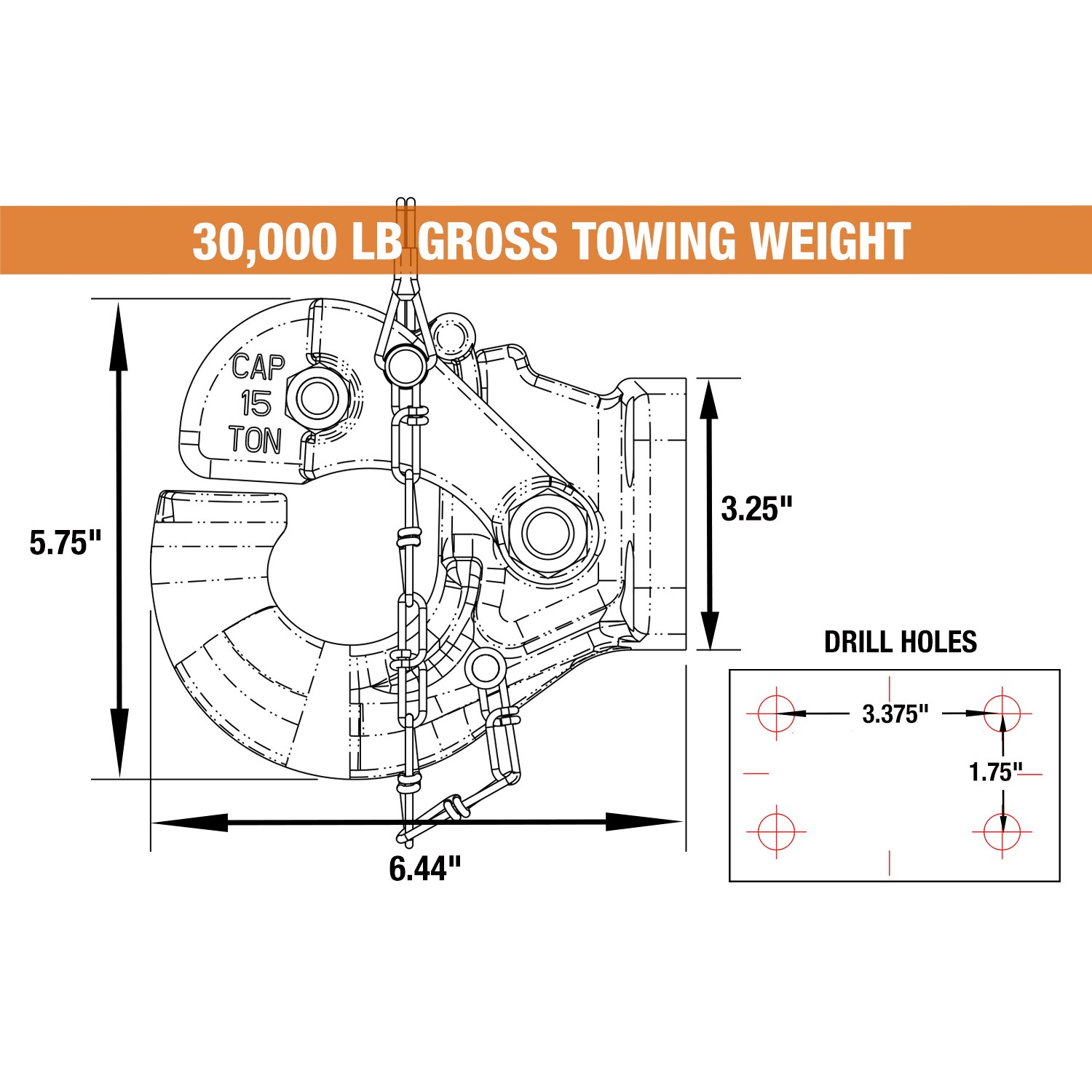 Buyers Products PH15 Trailer-Towing-Accessories - View #2