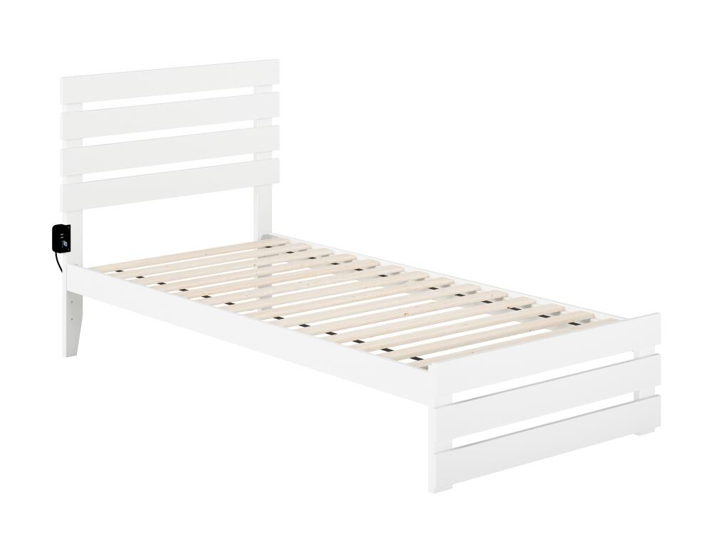 Atlantic Furniture Oxford White Twin Xl, Does Ikea Make Twin Xl Bed Frames