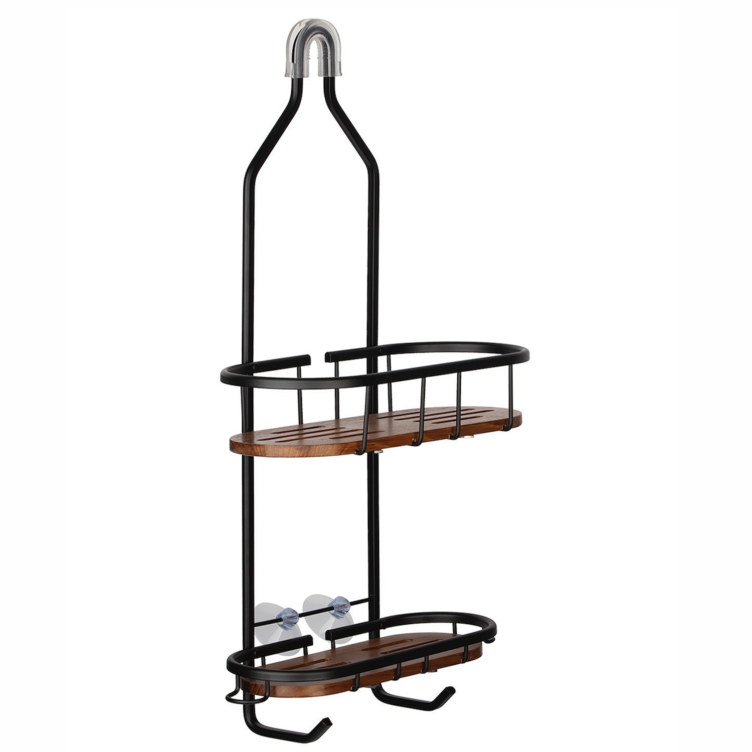 Utopia Alley 2-Shelf Aluminum Rustproof Shower Caddy, Matte Black