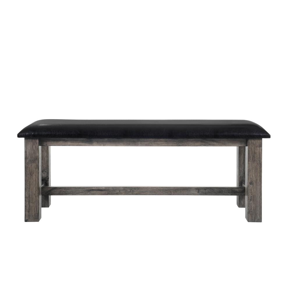 Grayson Gray Oak 6-Piece Dining Set with Padded Seats