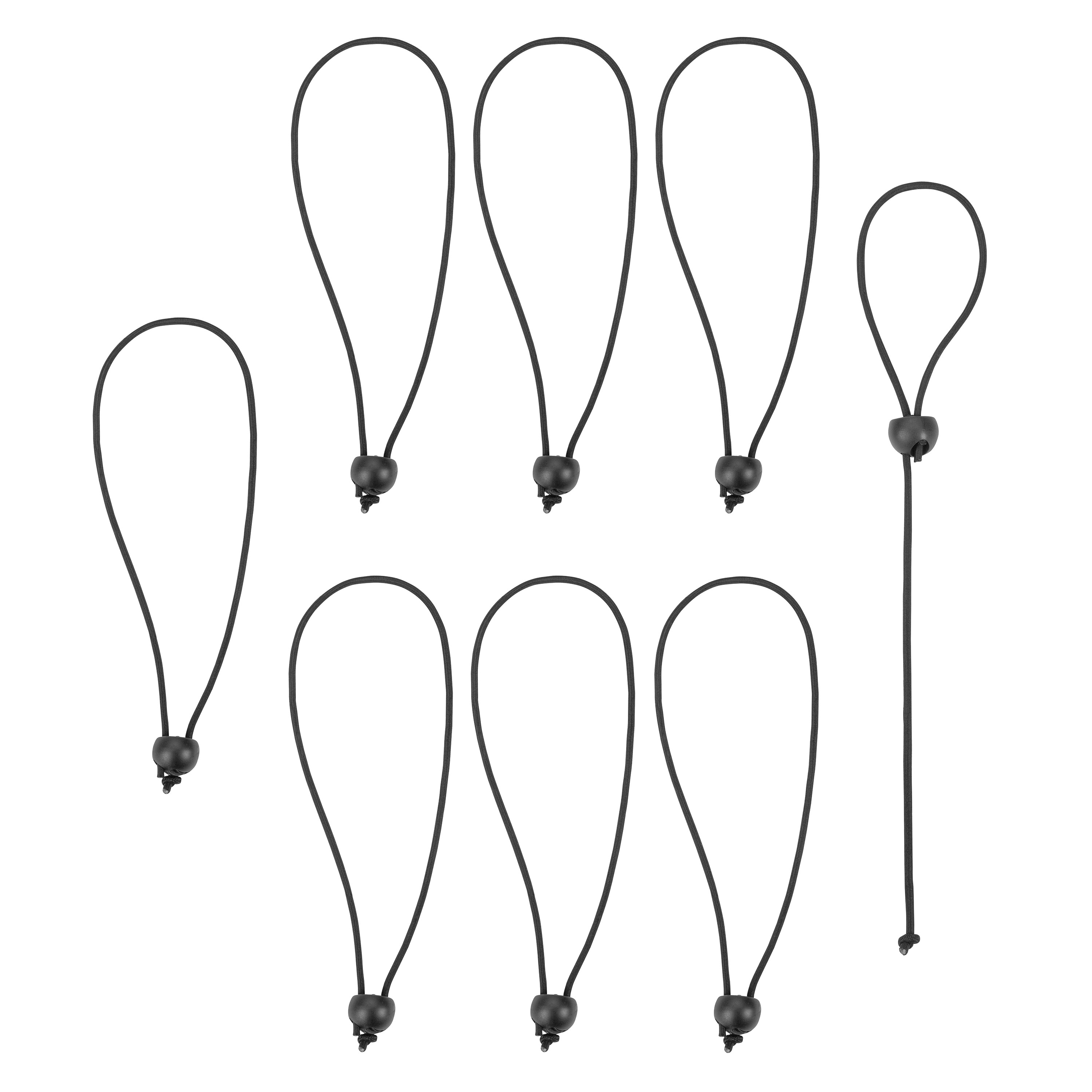 SmartStraps 4003 Assorted length Adjustable Bungee cord (Hookless) 8 -Pack