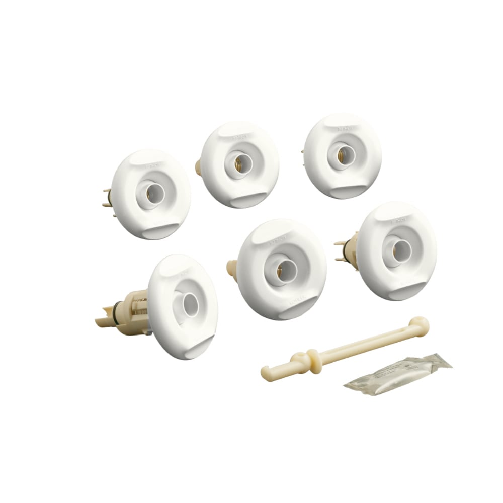 KOHLER 9696-0 White 6 -Pack Whirlpool only Jets
