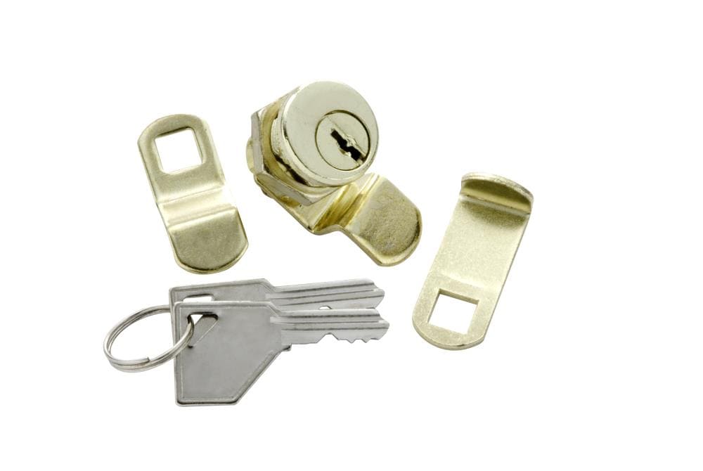 First Watch 1327 Polished Brass Hardware Mailbox Lock