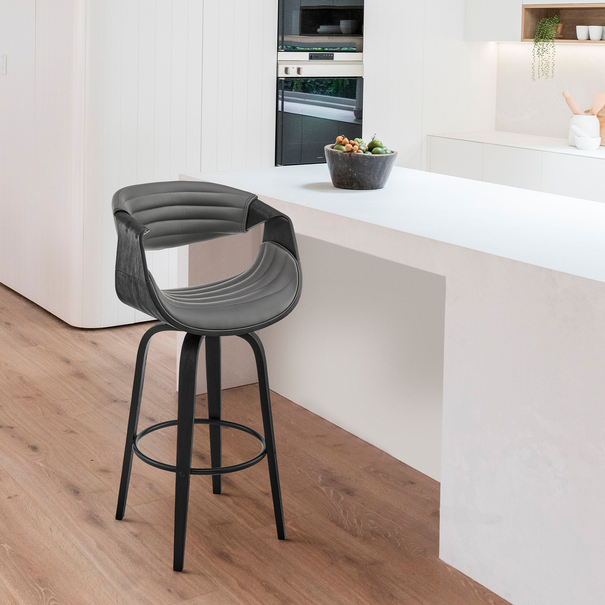 Armen Living LCAYBABLGR30 stools - View #8