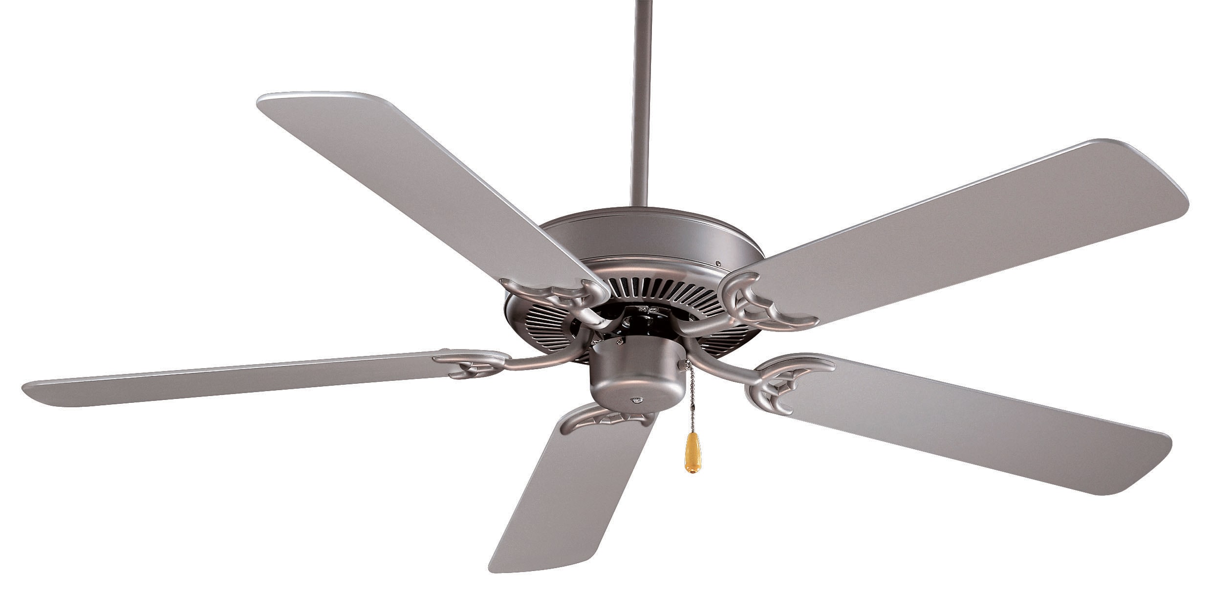 Minka Aire Contractor 52-in Brushed Steel Indoor Ceiling Fan (5-Blade ...